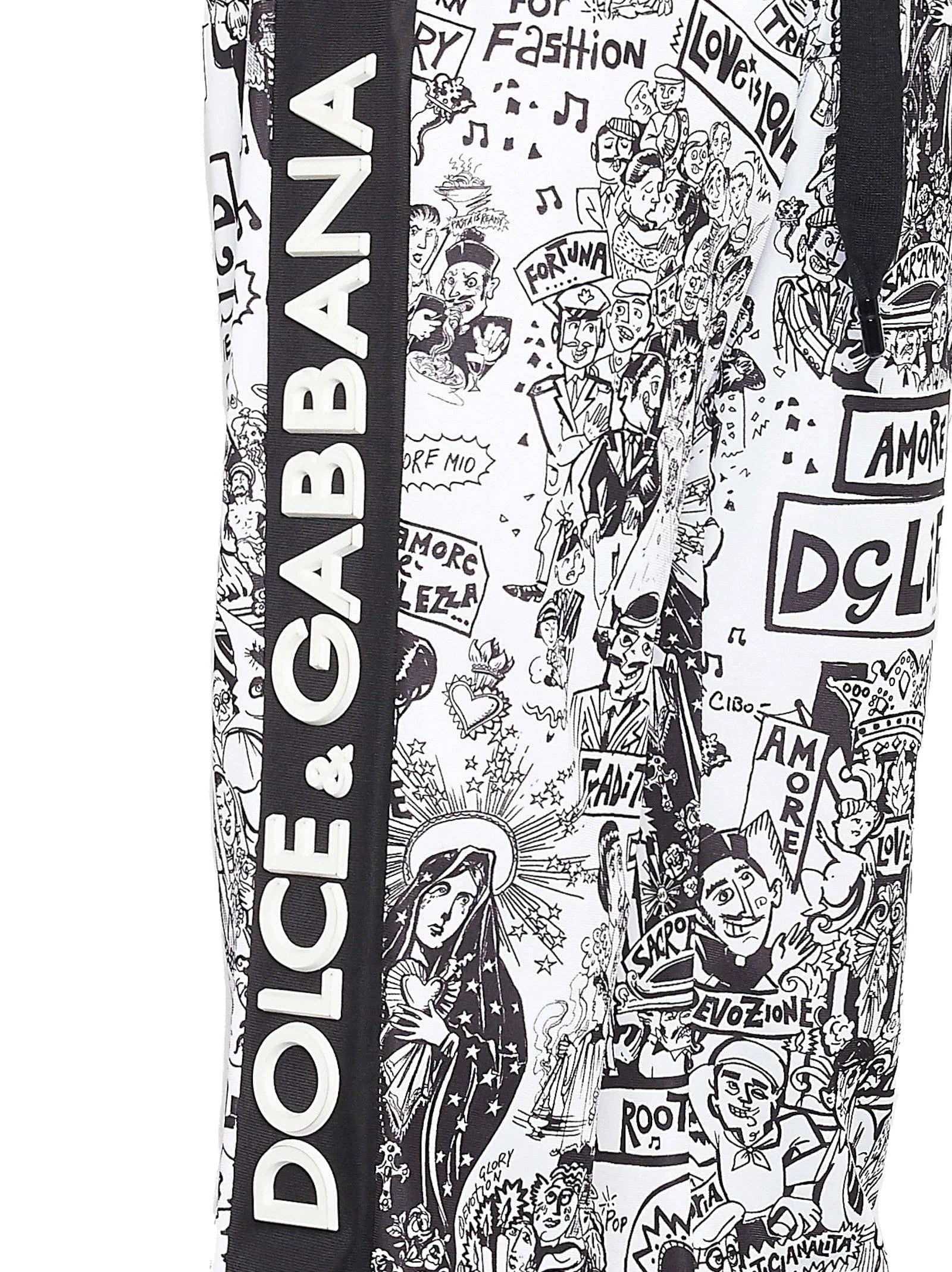 Dolce & Gabbana Graffiti-Print Sweatpants