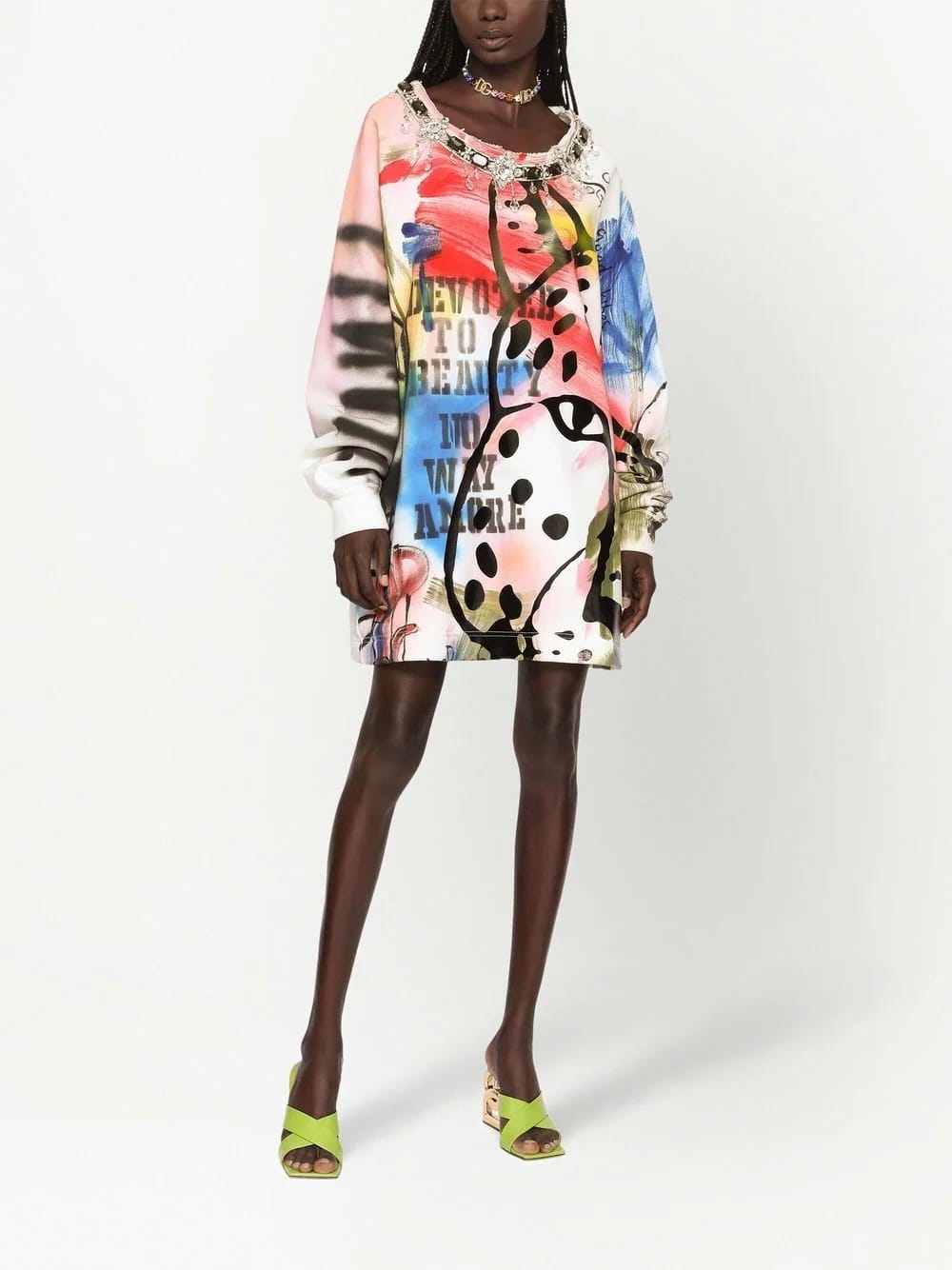 Dolce & Gabbana Graffiti Print Sweatshirt