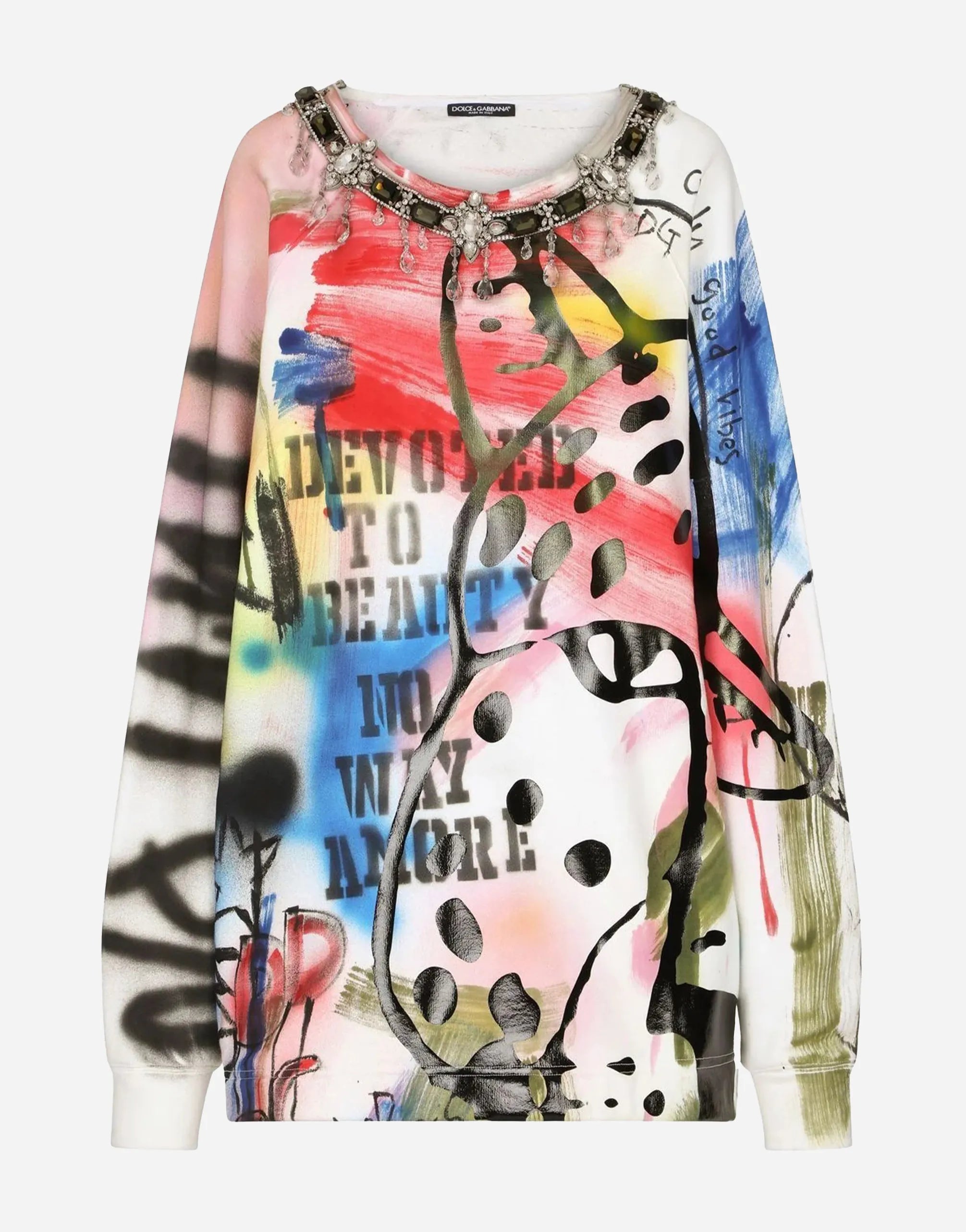 Dolce & Gabbana Graffiti Print Sweatshirt
