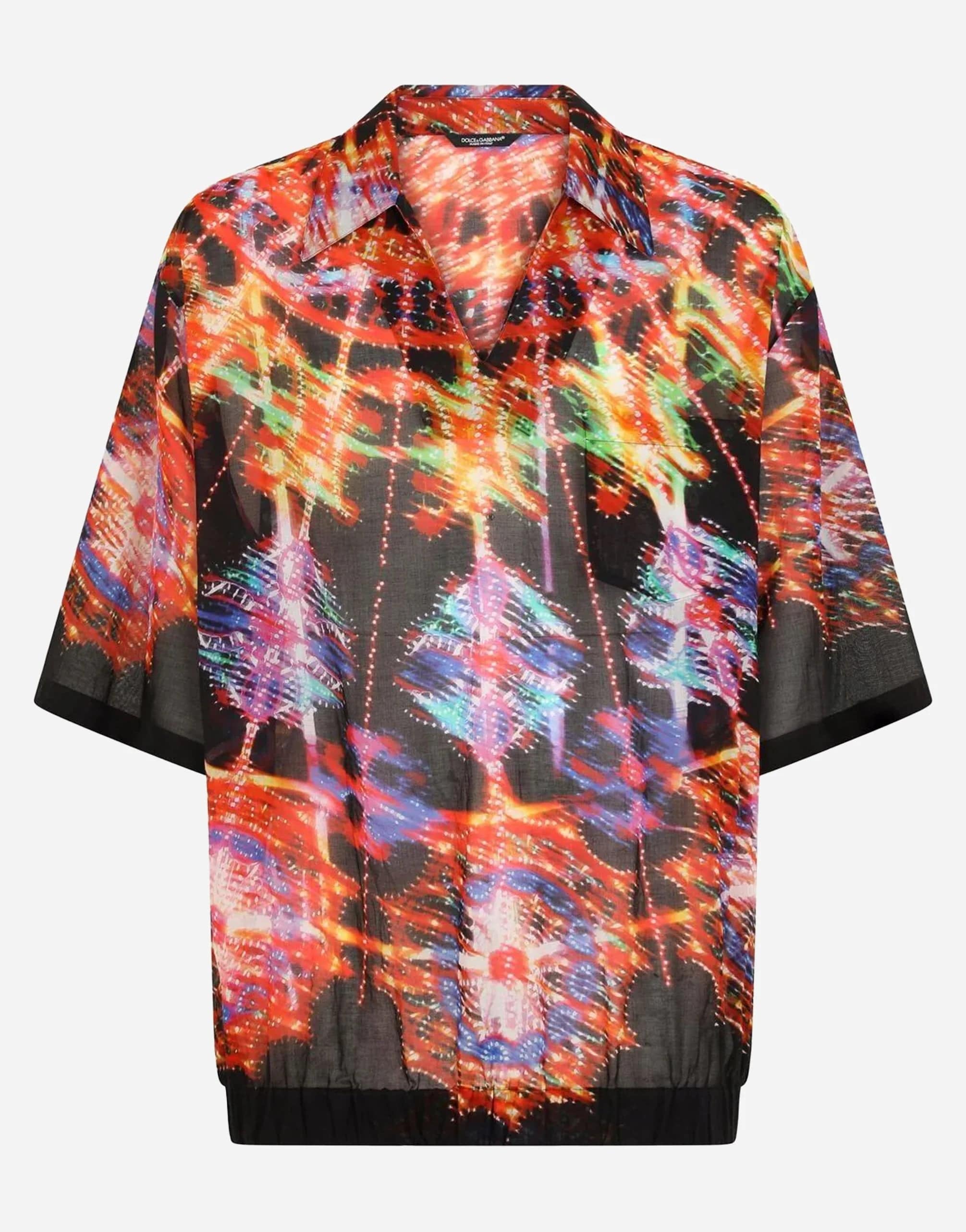 Dolce & Gabbana Graphic-Print Cotton Shirt