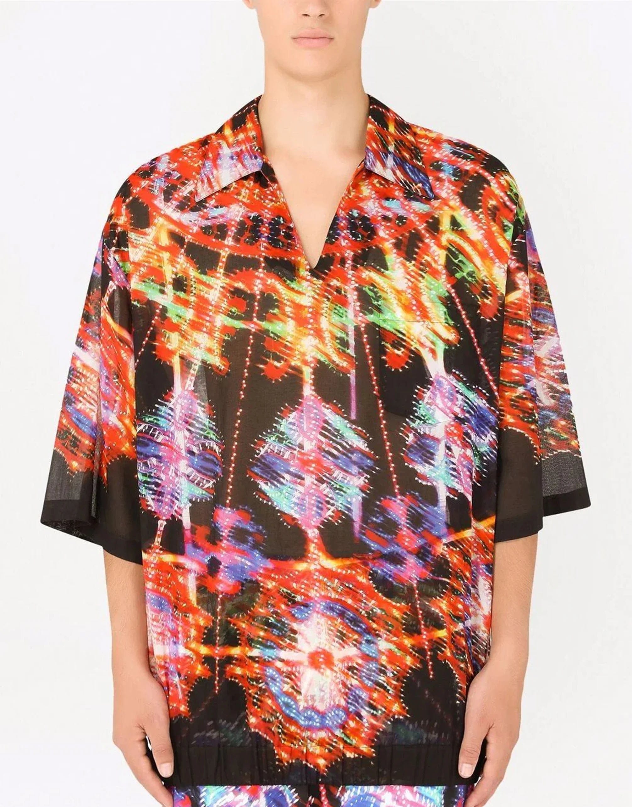 Dolce & Gabbana Graphic-Print Cotton Shirt