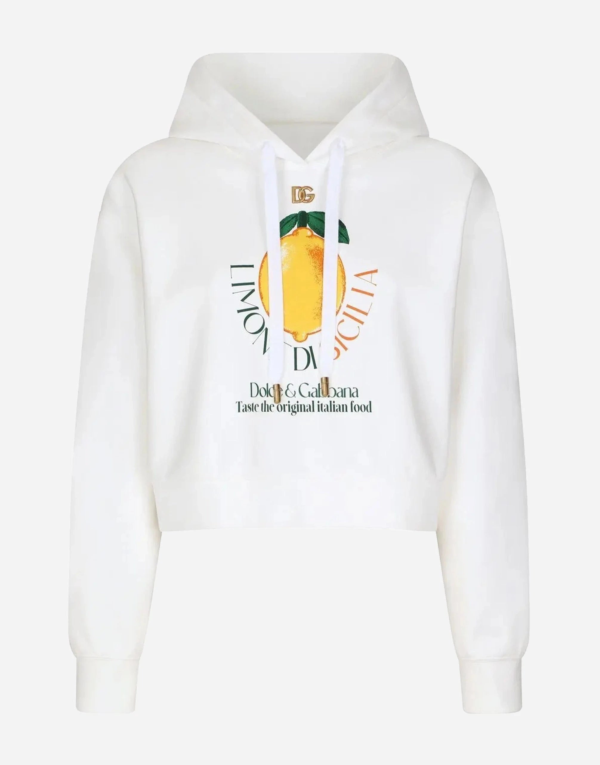 Dolce & Gabbana Graphic-Print Drawstring Hoodie