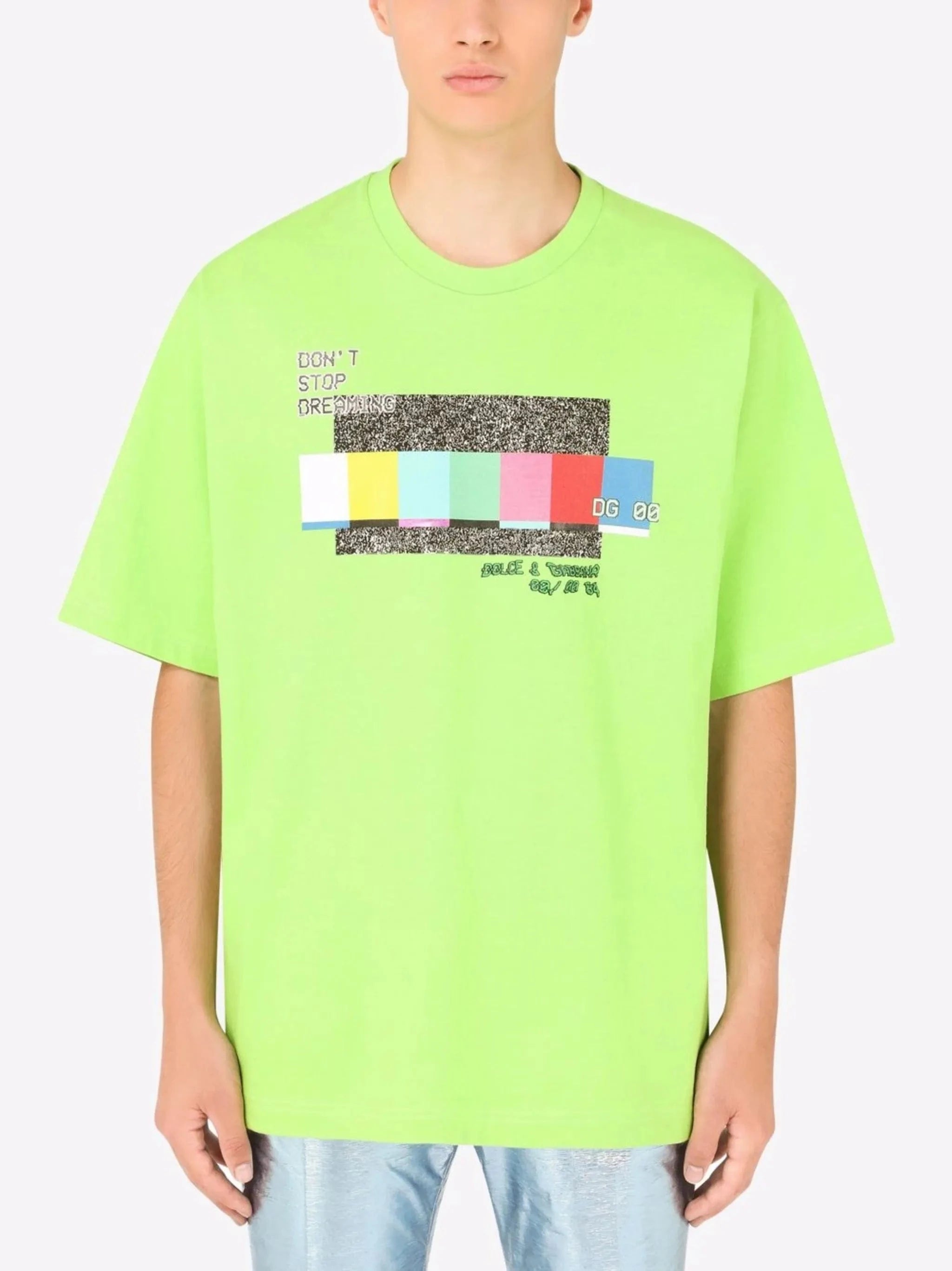 Dolce & Gabbana Graphic-Print Short-Sleeve T-Shirt