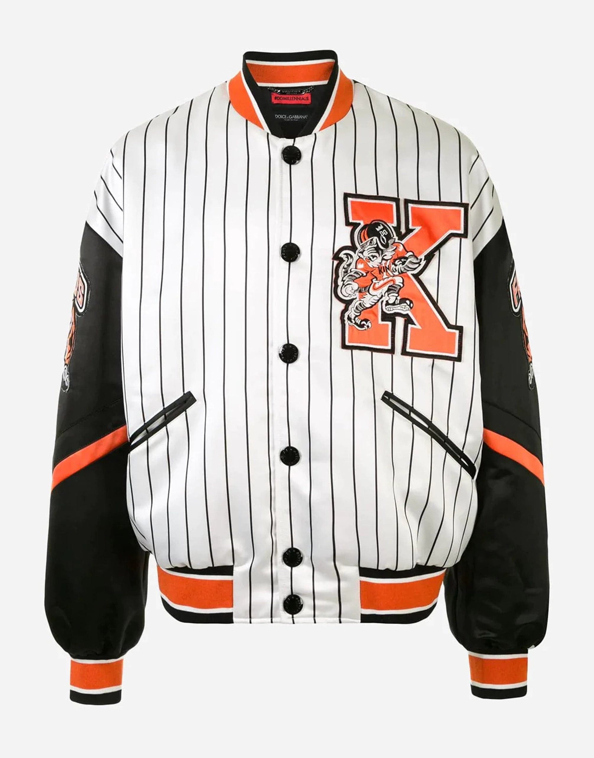 Dolce & Gabbana Graphic Print Striped Jacket