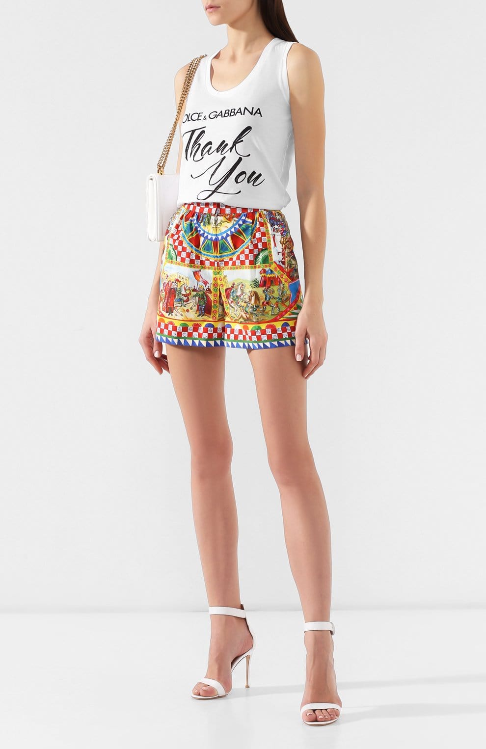 Dolce & Gabbana Graphic-Printed Tank Top