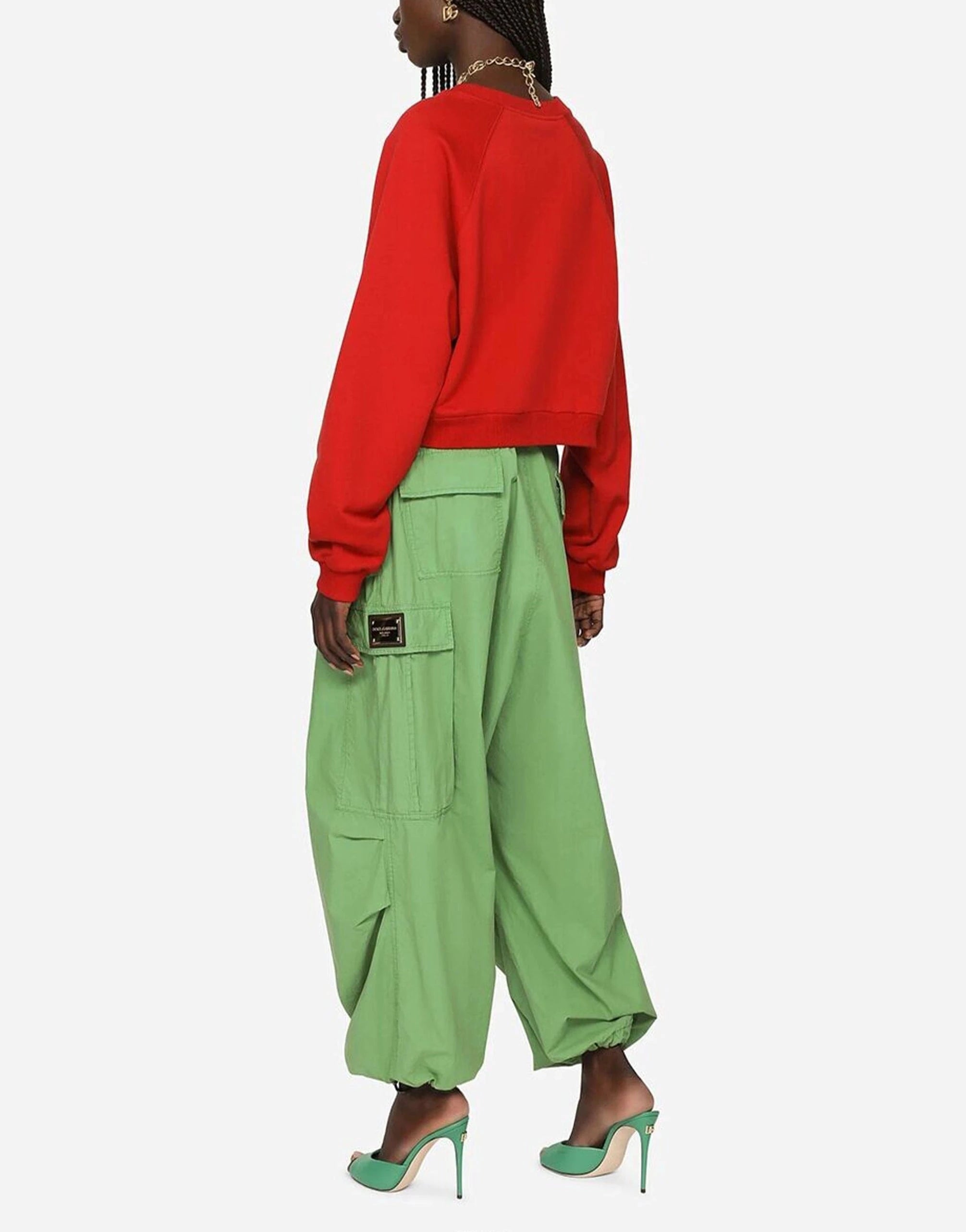 Dolce & Gabbana Green Cargo Pants