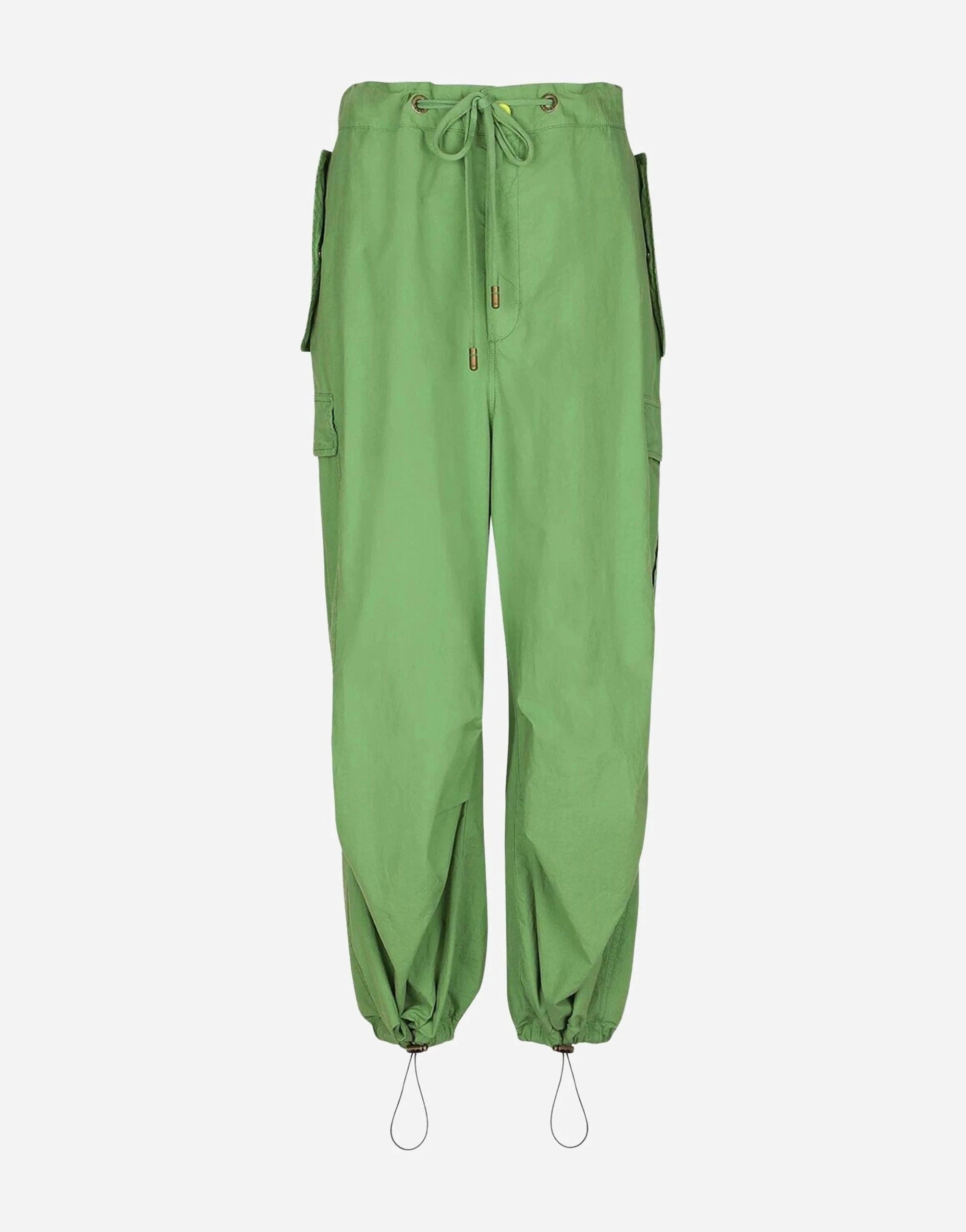 Dolce & Gabbana Green Cotton Cargo Pants