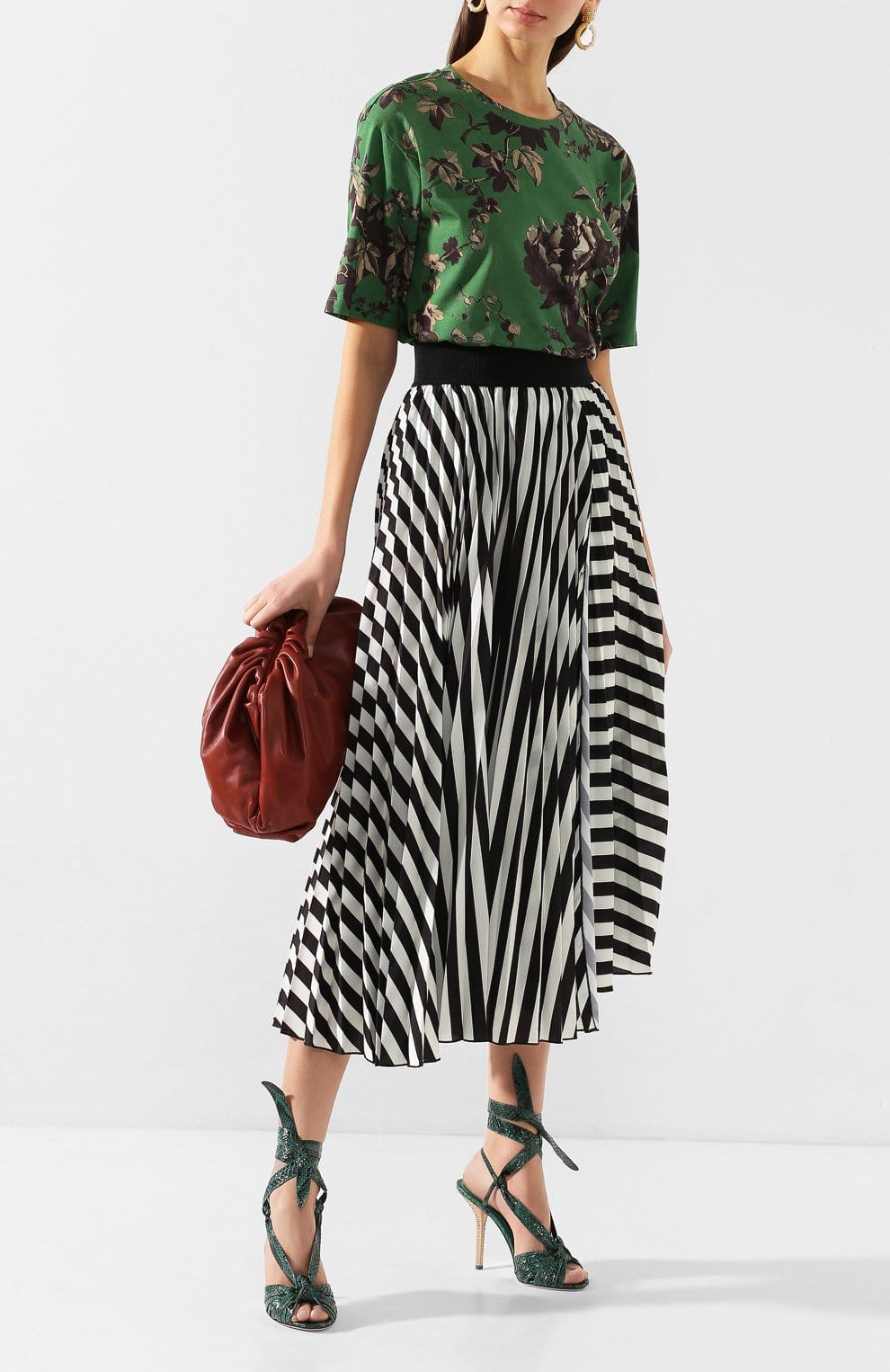 Dolce & Gabbana Green Keira Sandals