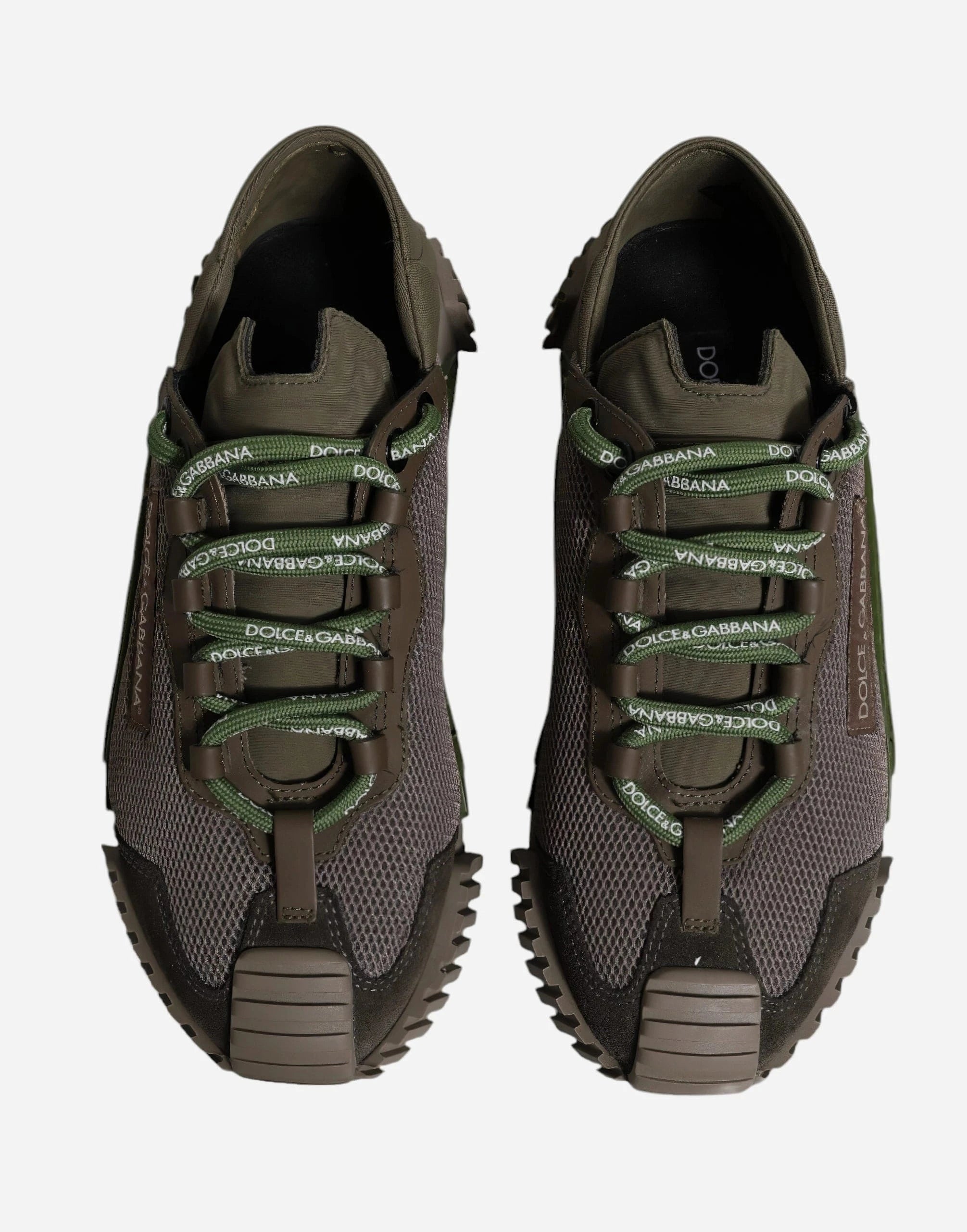 Dolce & Gabbana Green Low-Top NS1 Sneakers