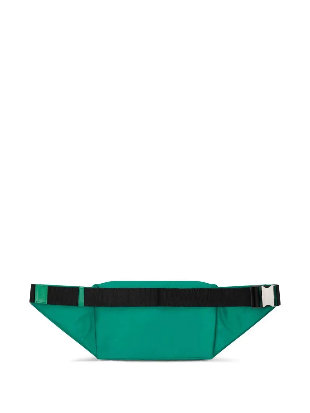 Dolce & Gabbana Green Nylon Logo-Plaque Belt Bag
