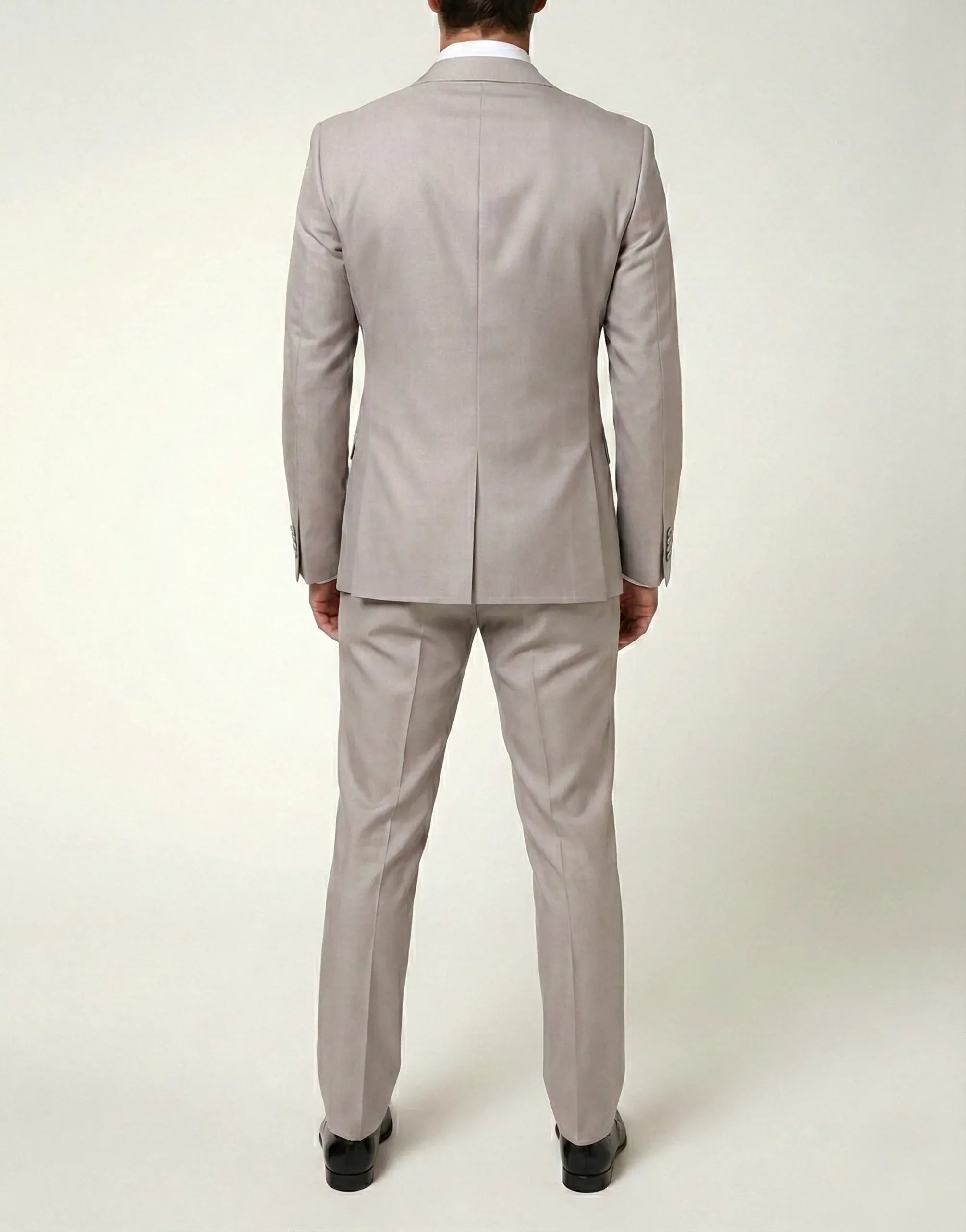Dolce & Gabbana Grey Two-Piece Martini Suit
