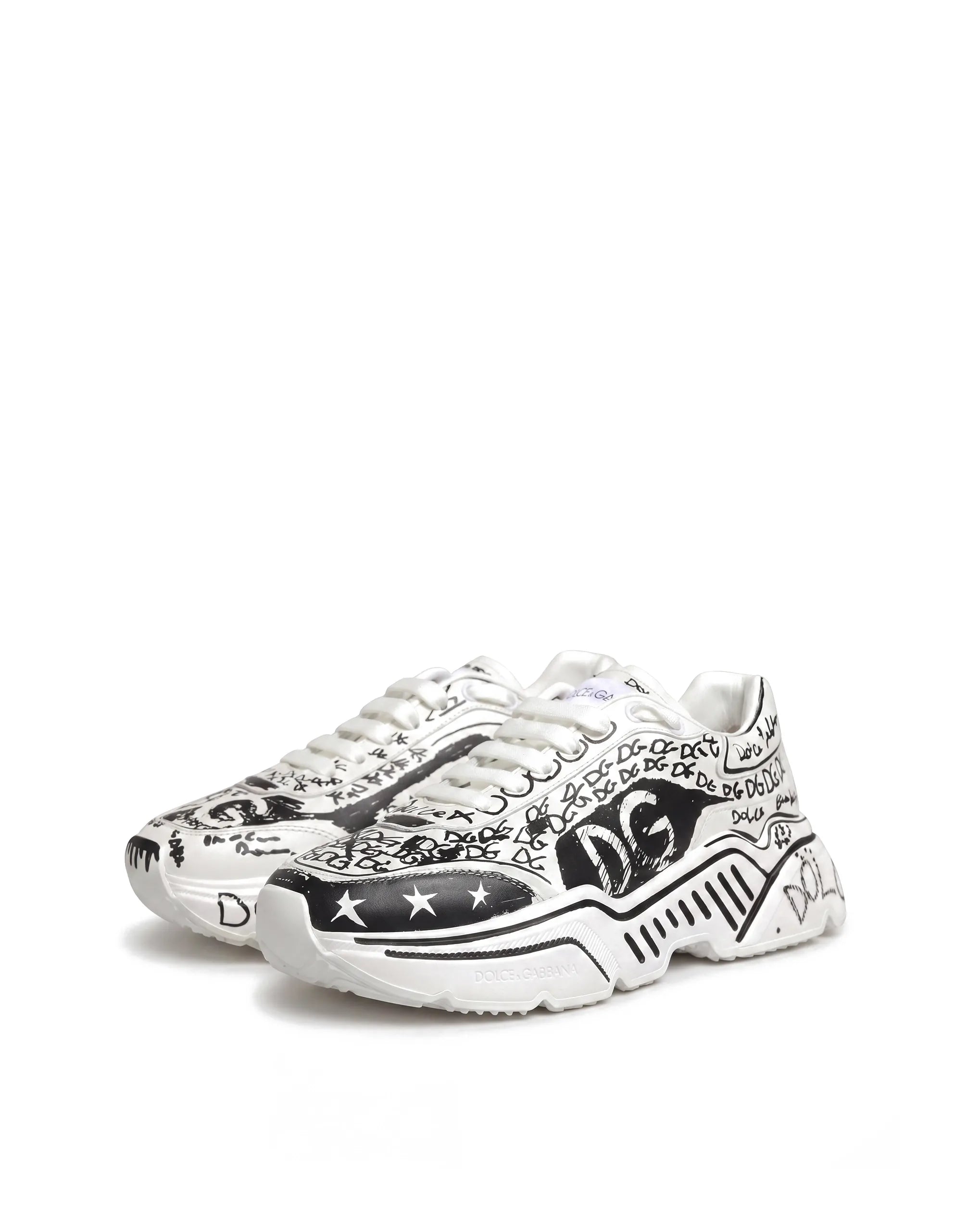 Hand-Painted “Graffiti” Daymaster Sneakers - alternate view