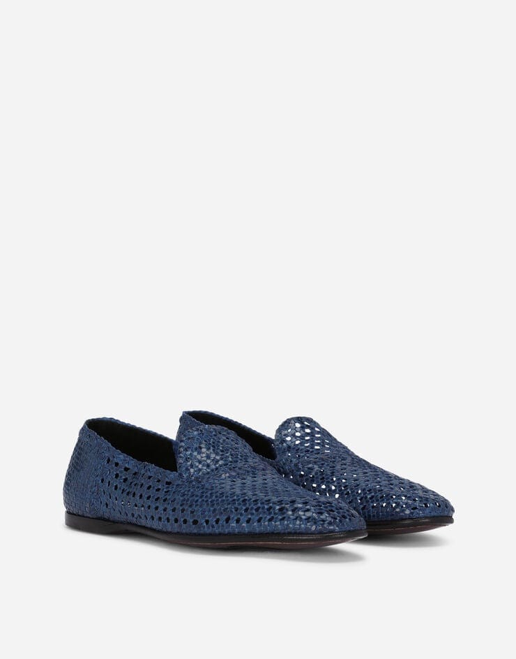 Dolce & Gabbana Hand-Woven Slippers