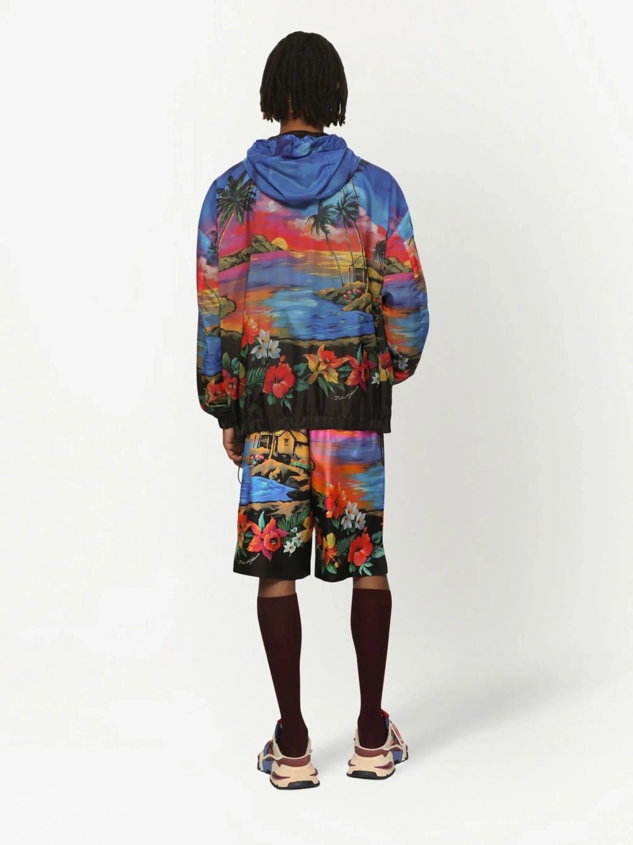 Dolce & Gabbana Hawaiian-Print Jacket