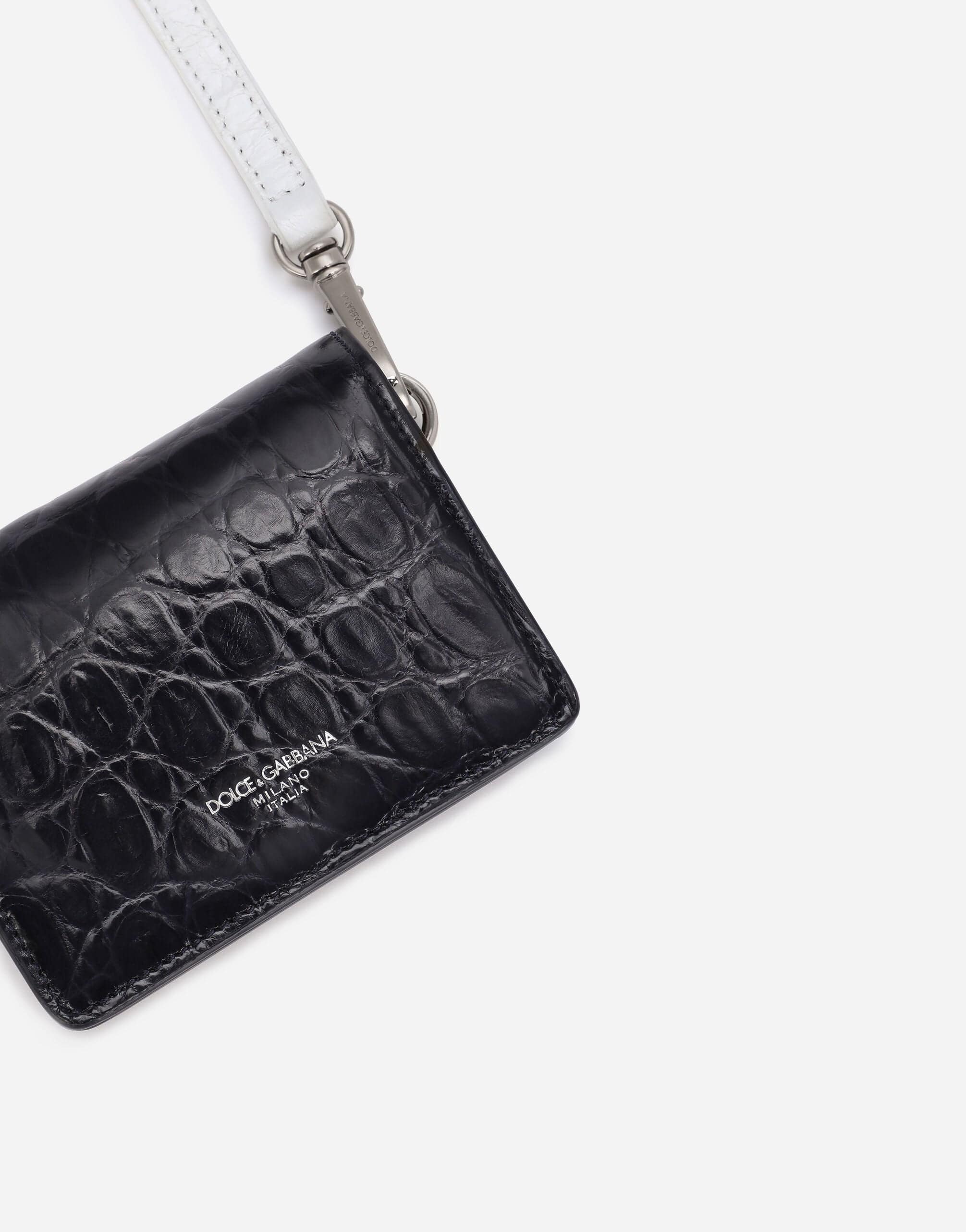 Dolce & Gabbana Heat-Stamped Logo Cardholder Bag