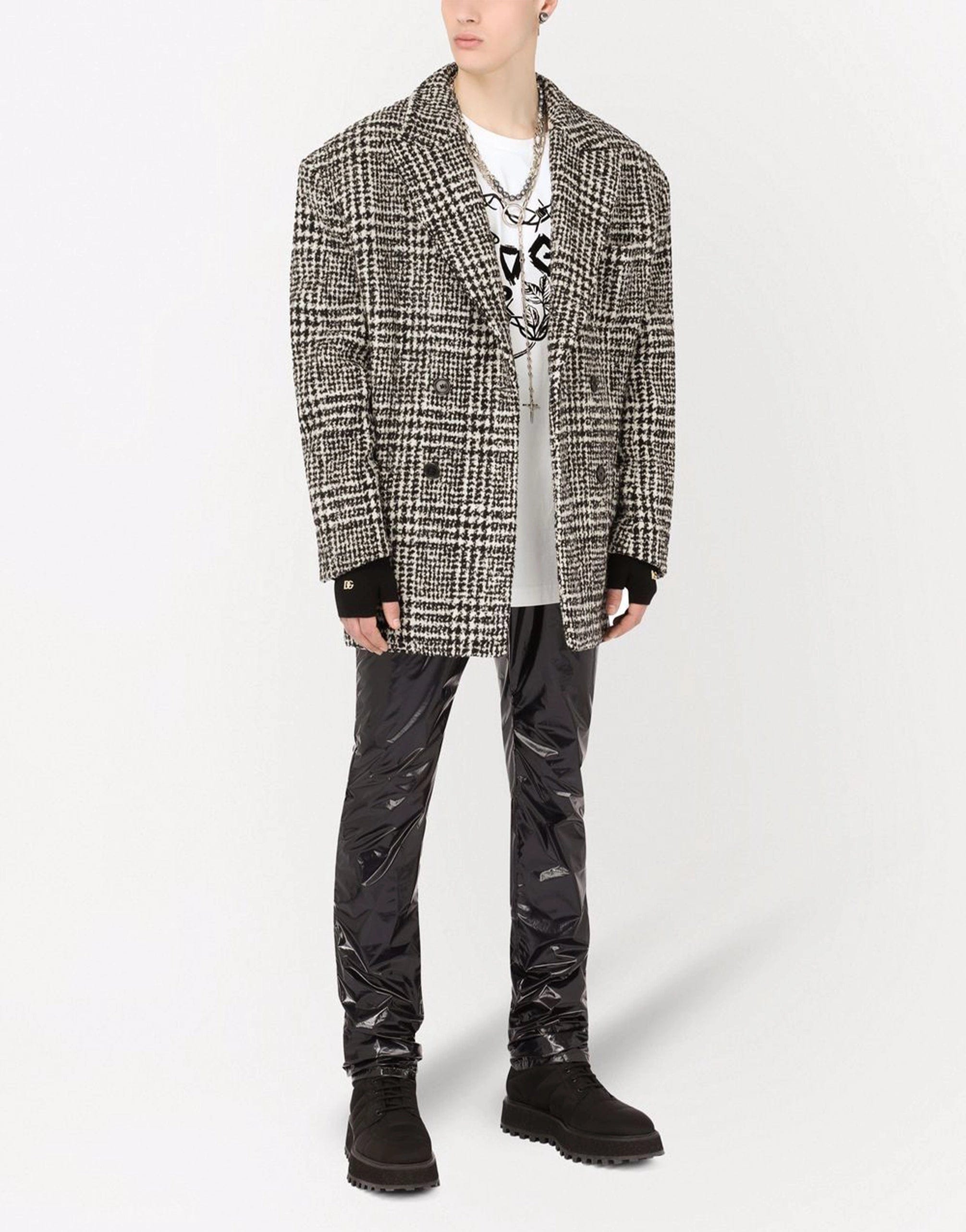 Dolce & Gabbana High-Shine Slim-Fit Pants