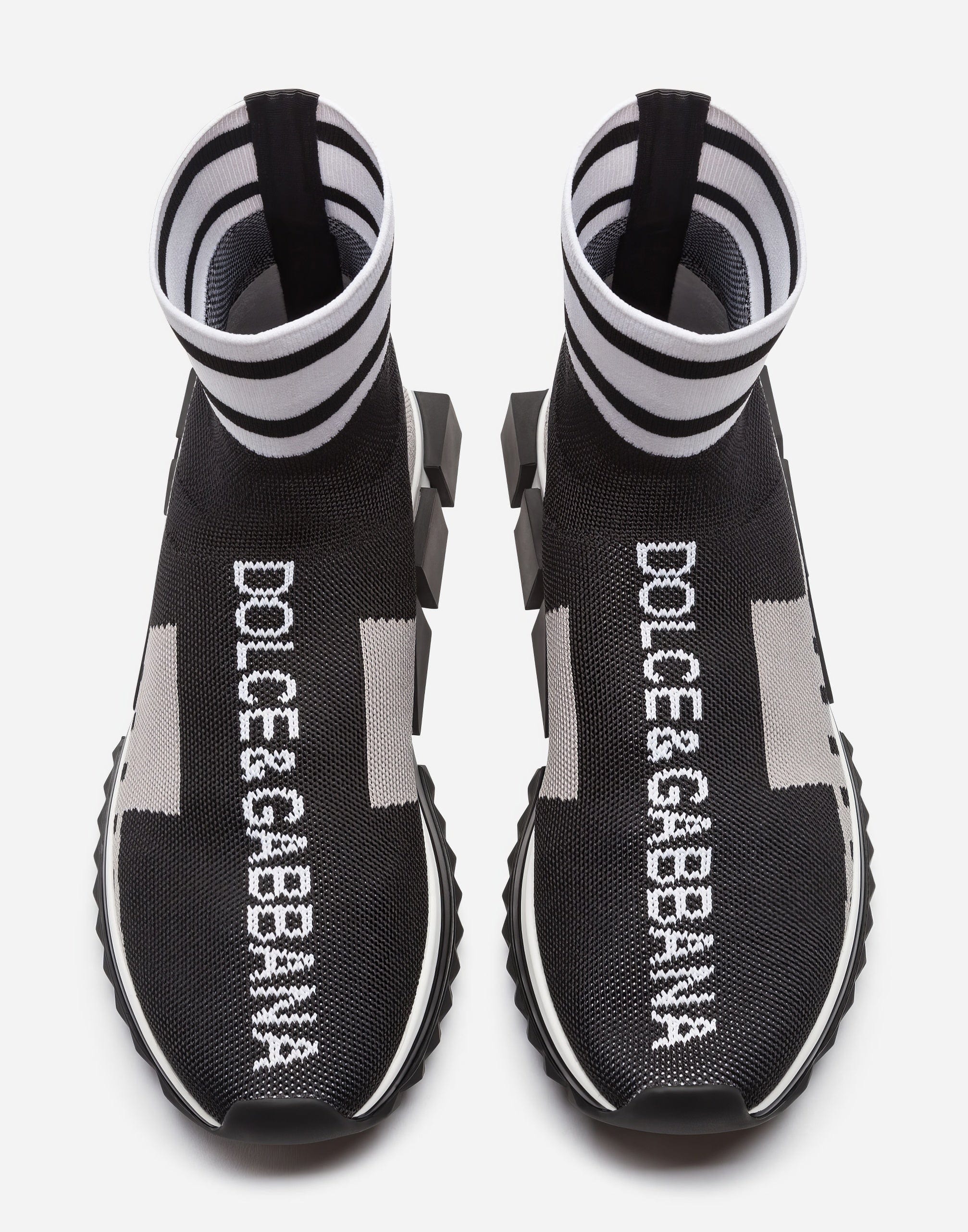 Dolce & Gabbana High-Top Sorrento Knit Sneakers