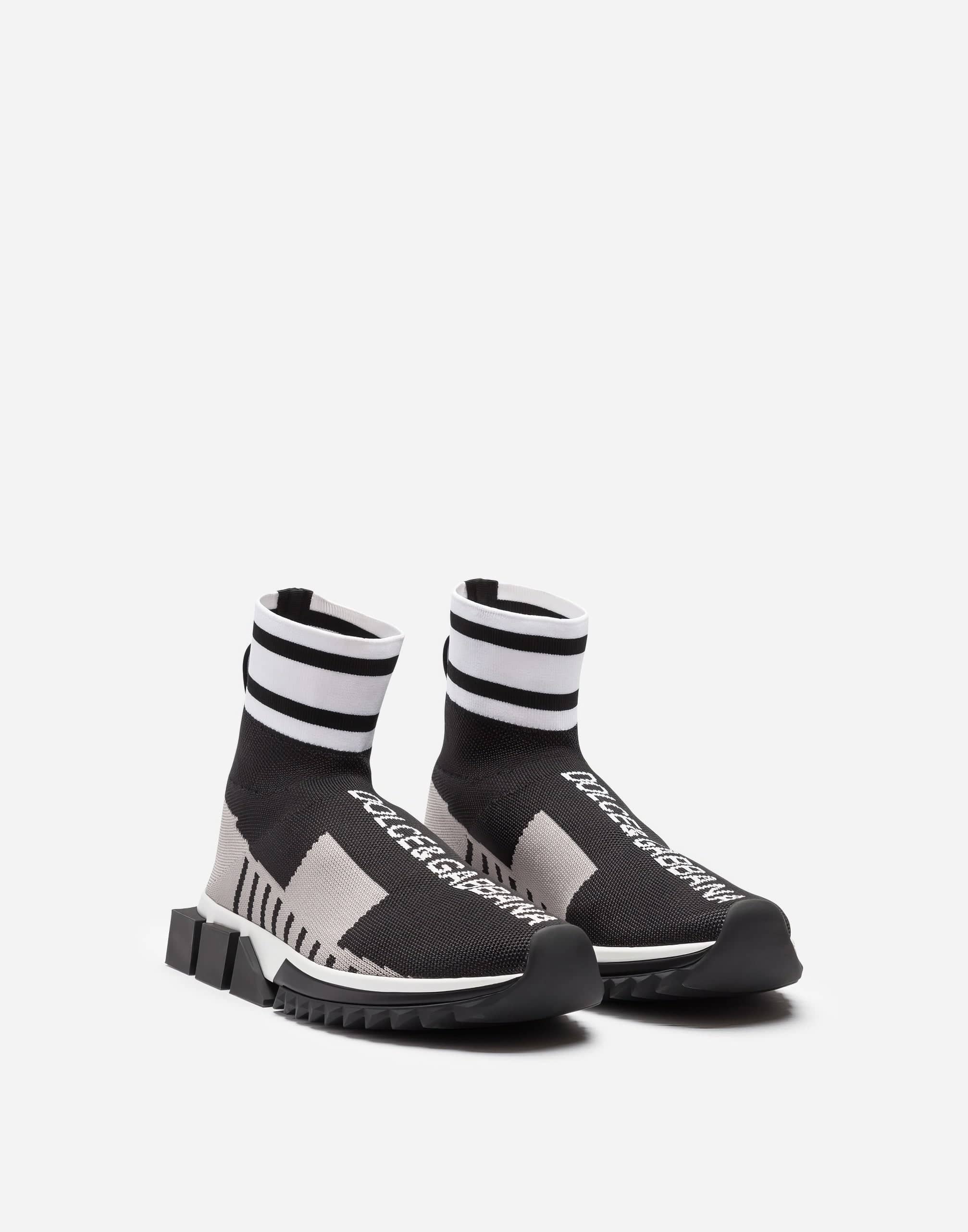 Dolce & Gabbana High-Top Sorrento Knit Sneakers