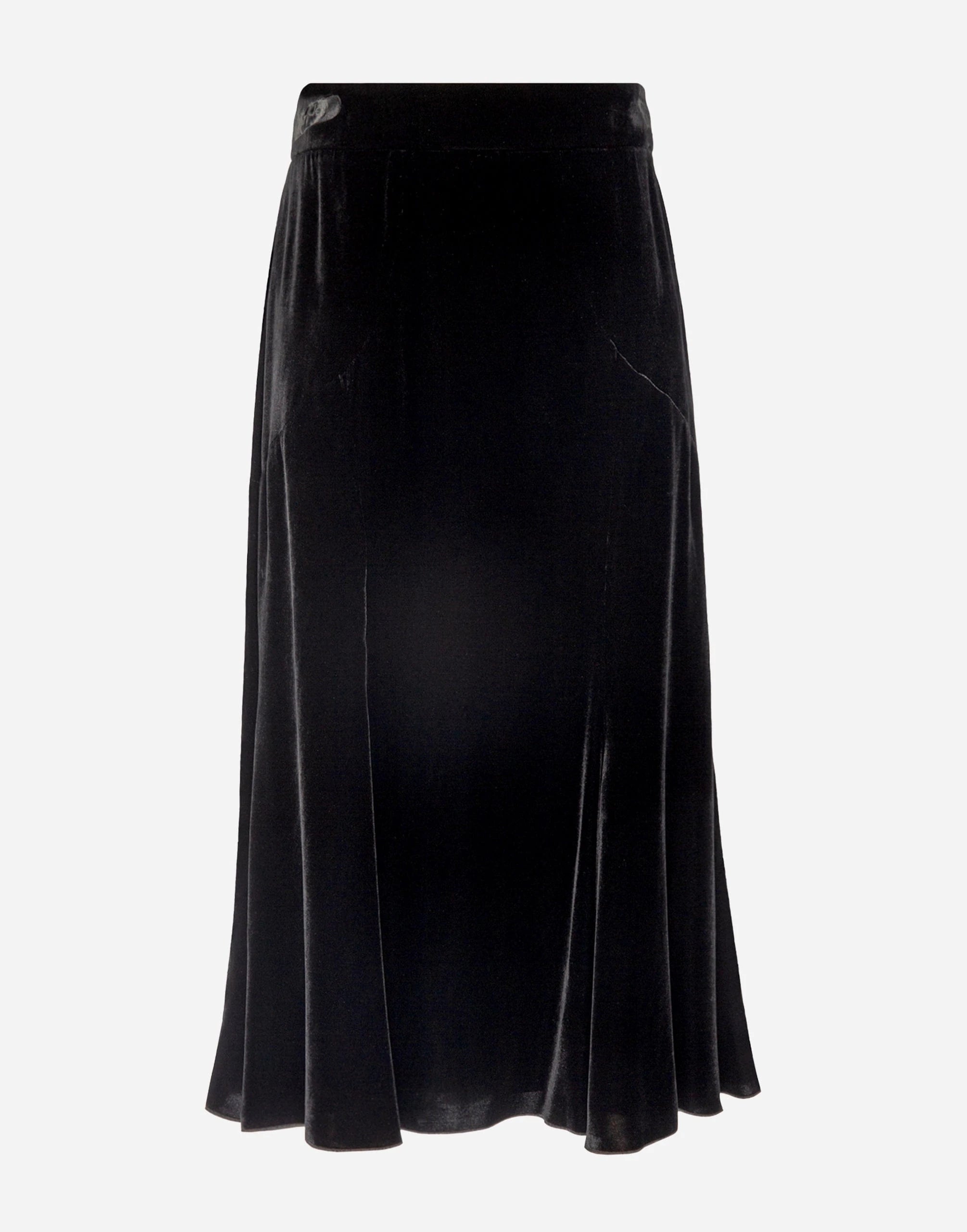 Dolce & Gabbana High-Waist Flared Midi Skirt