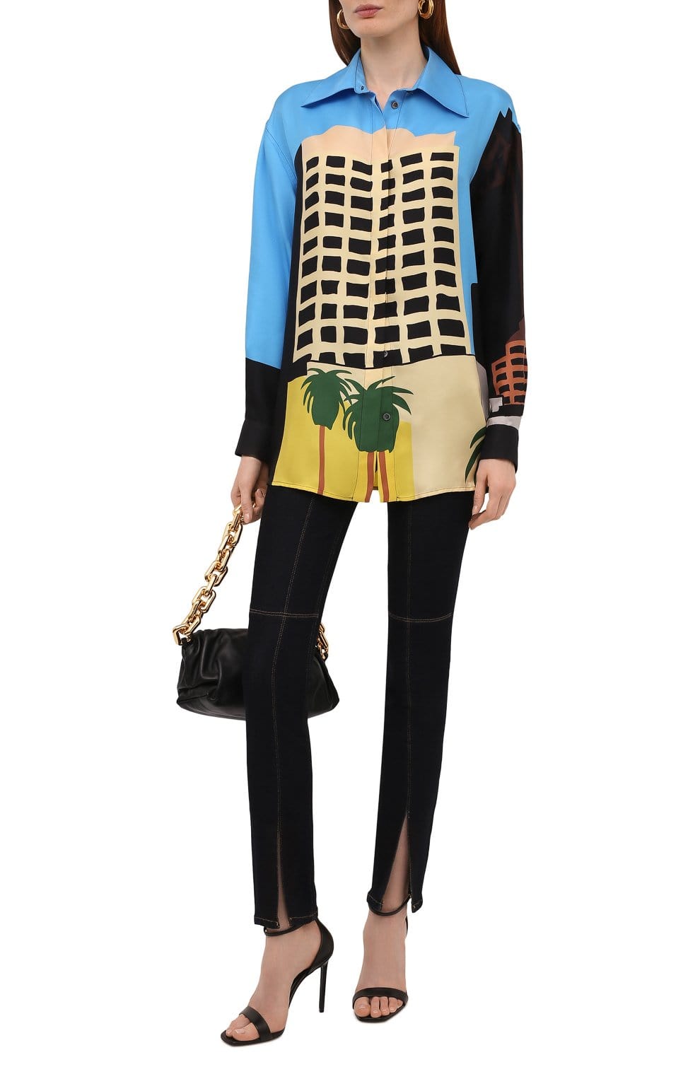 Dolce & Gabbana High-Waist Logo Skinny Jeans