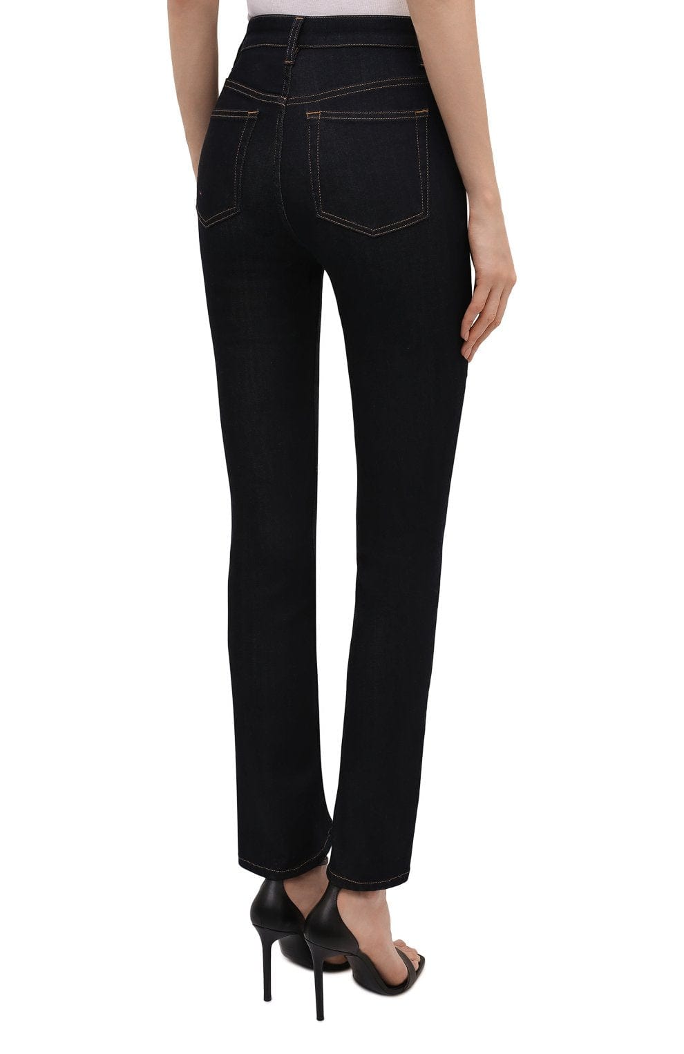 Dolce & Gabbana High-Waist Logo Skinny Jeans