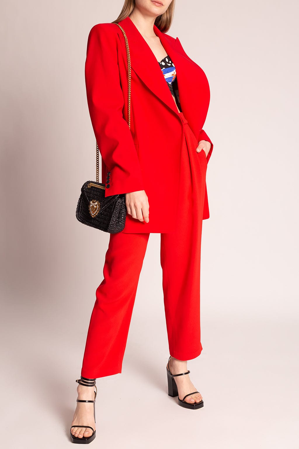 Dolce & Gabbana High-Waist Viscose Trousers