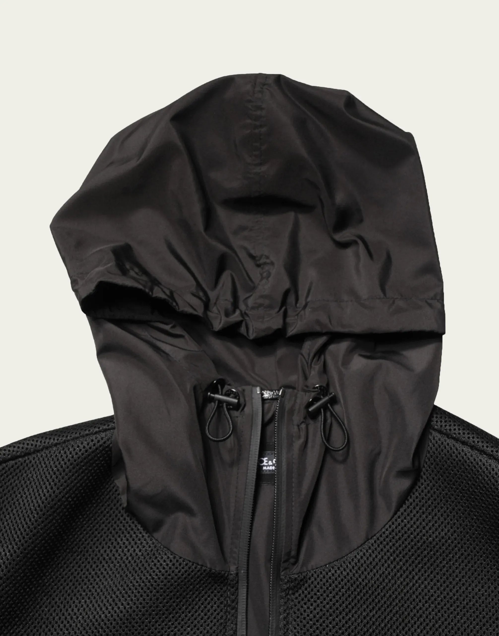 Dolce & Gabbana Hooded Mesh Zip Jacket