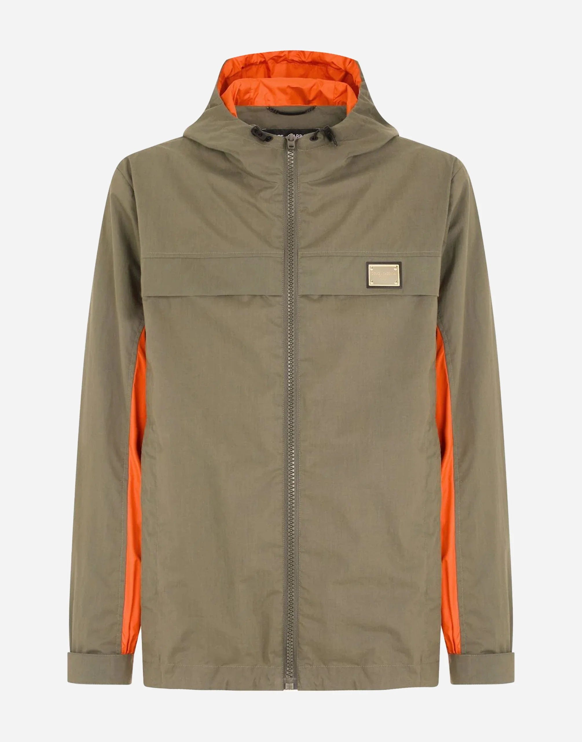 Dolce & Gabbana Hooded Two-Tone Jacket