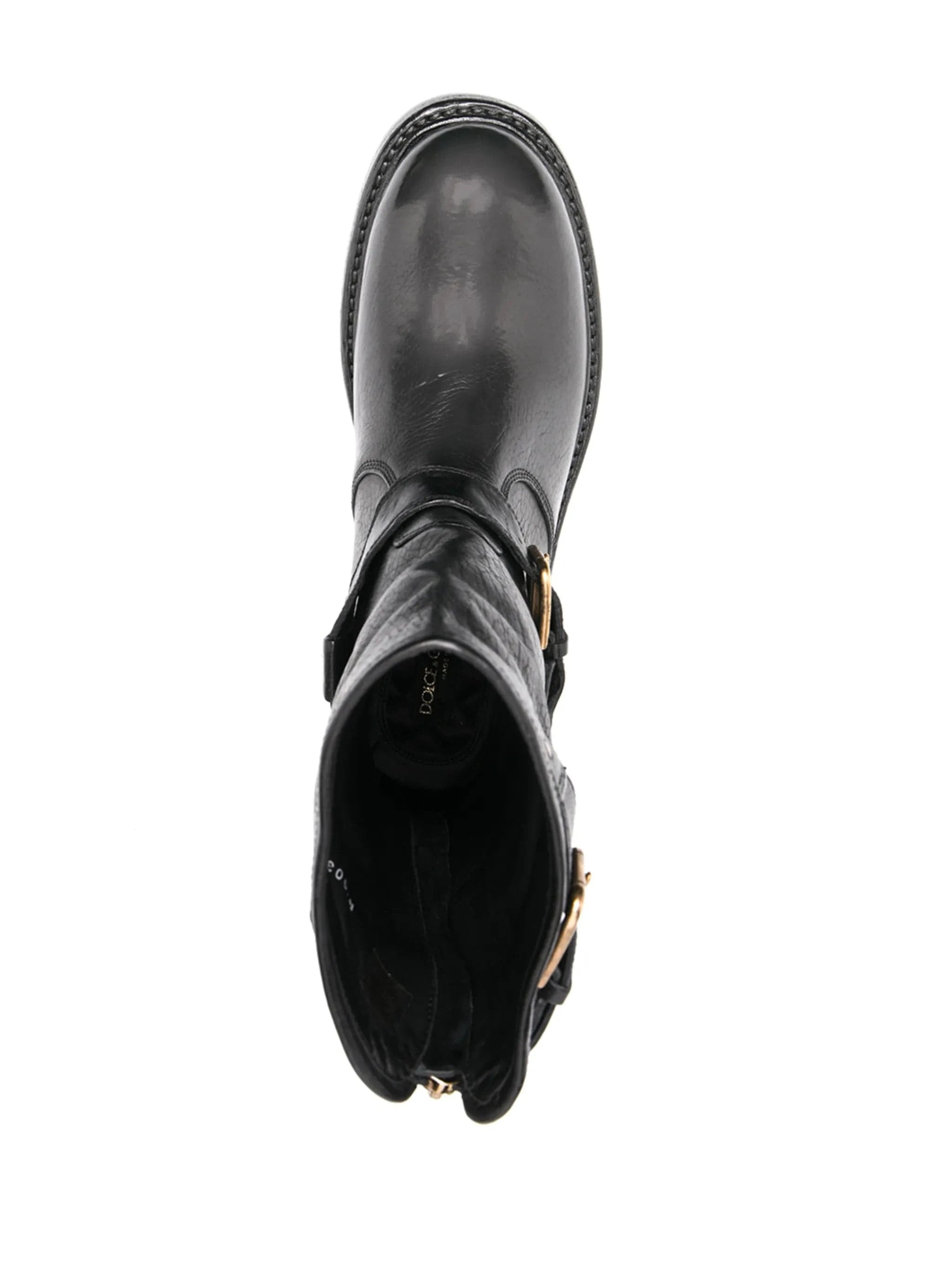 Dolce & Gabbana Horsehide Biker Boots