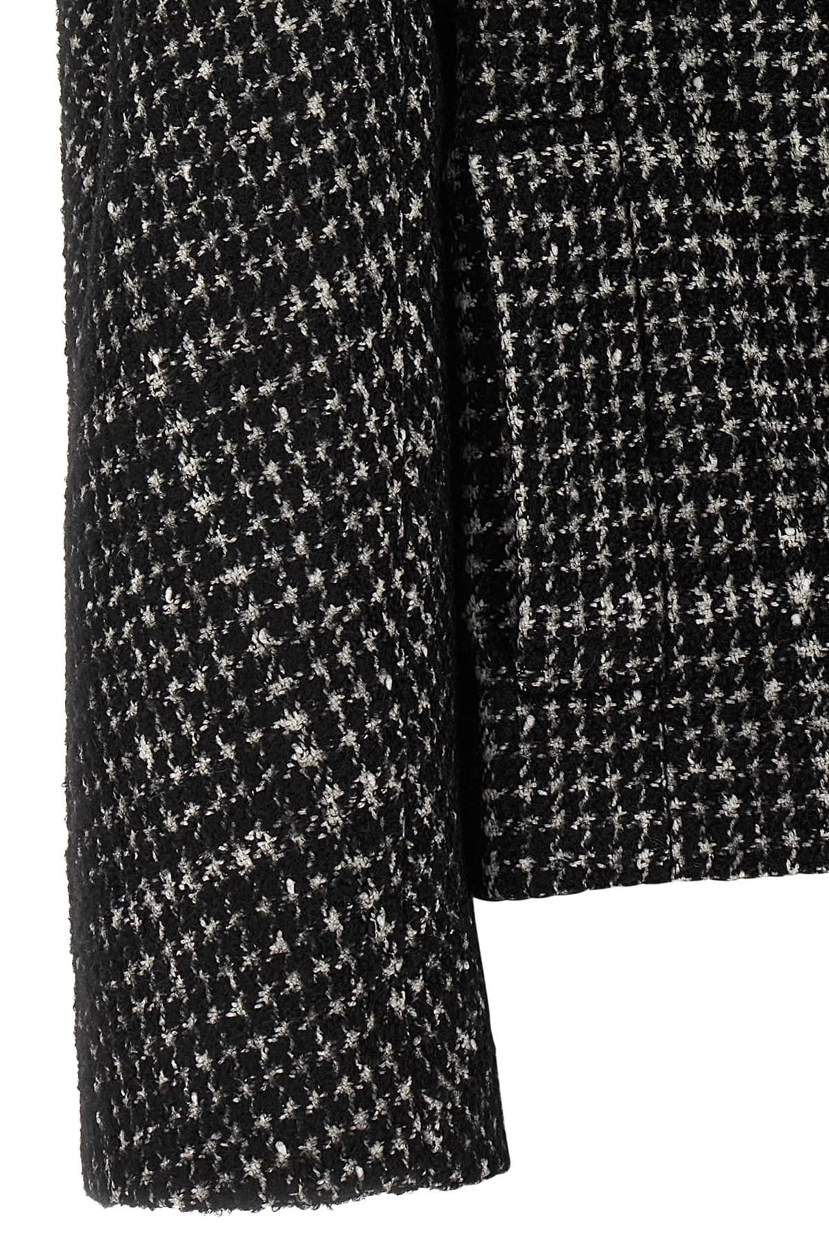 Dolce & Gabbana Dolce & Gabbana Houndstooth Caban Coat