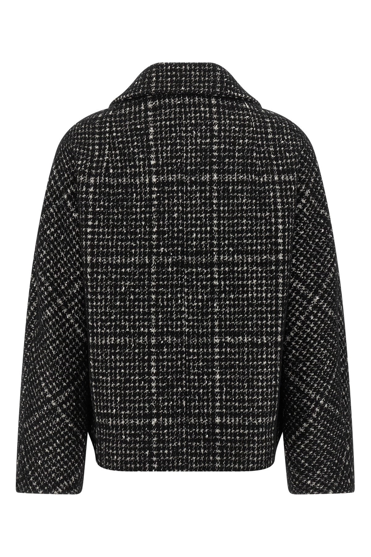 Dolce & Gabbana Dolce & Gabbana Houndstooth Caban Coat