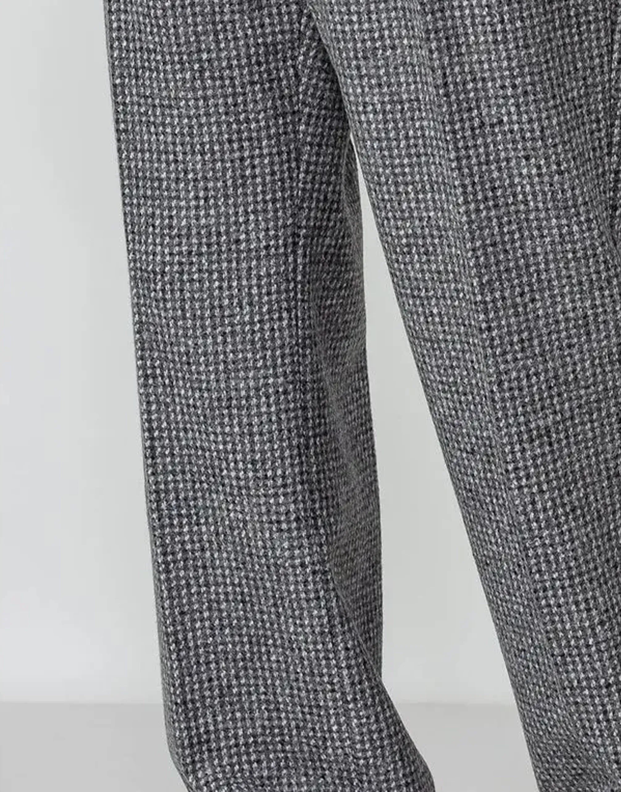 Dolce & Gabbana Houndstooth Wide-Leg Tailored Trousers