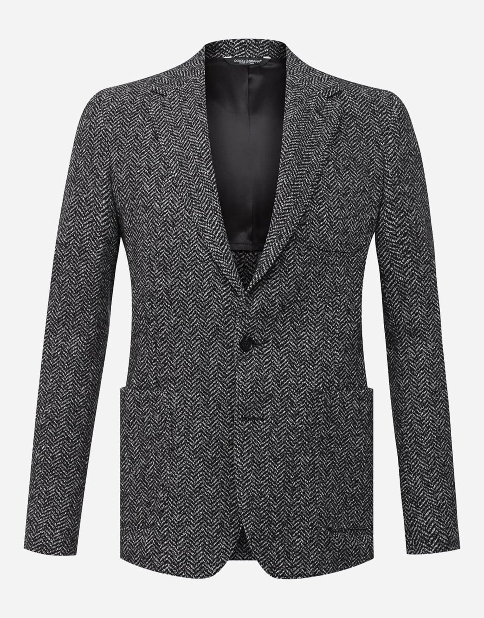 Dolce & Gabbana Houndstooth Wool Blazer