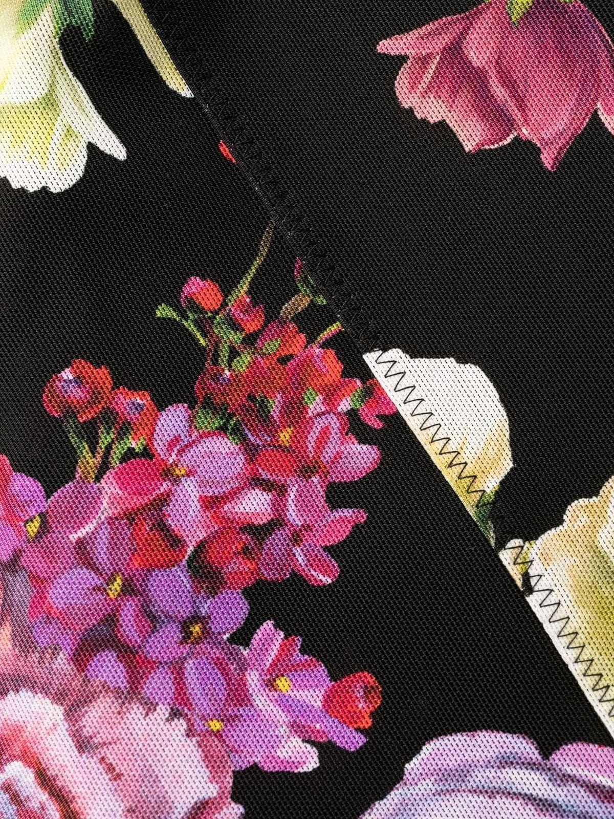 Dolce & Gabbana Hydrangea And Floral Print Midi Dress