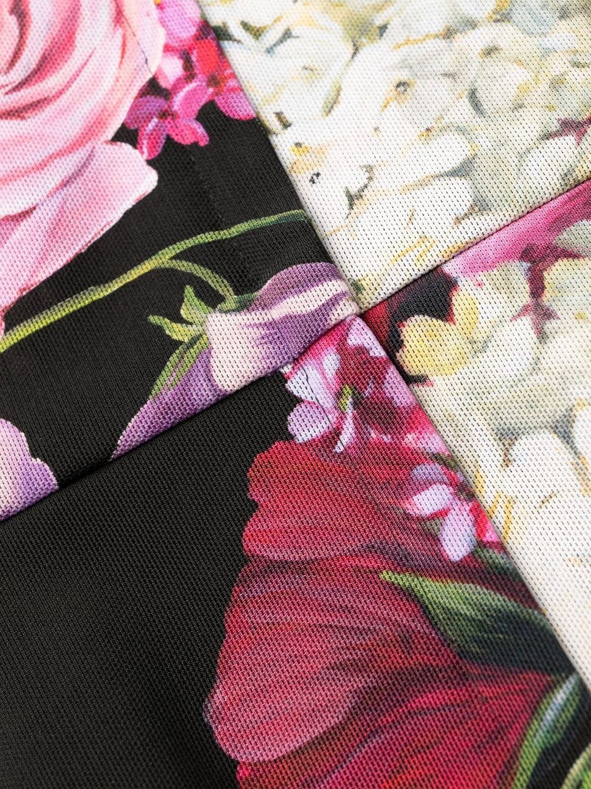 Dolce & Gabbana Hydrangea And Floral Print Midi Dress