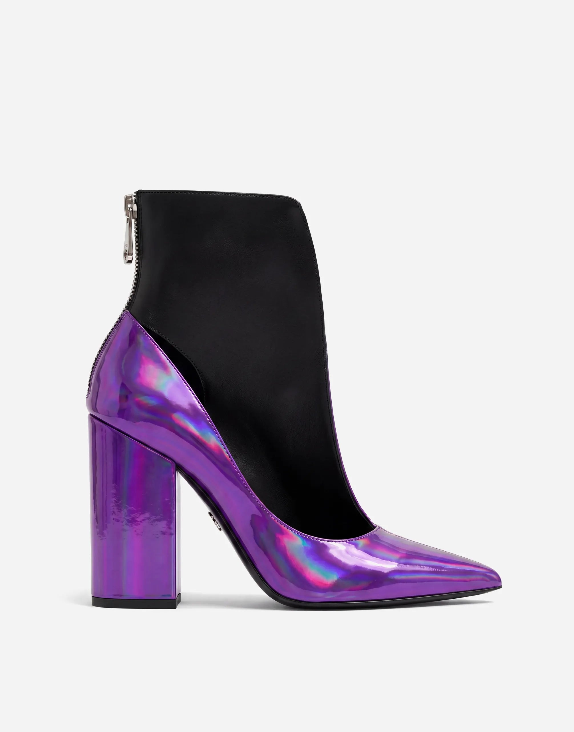 Dolce & Gabbana Iridescent Heel Ankle Boots