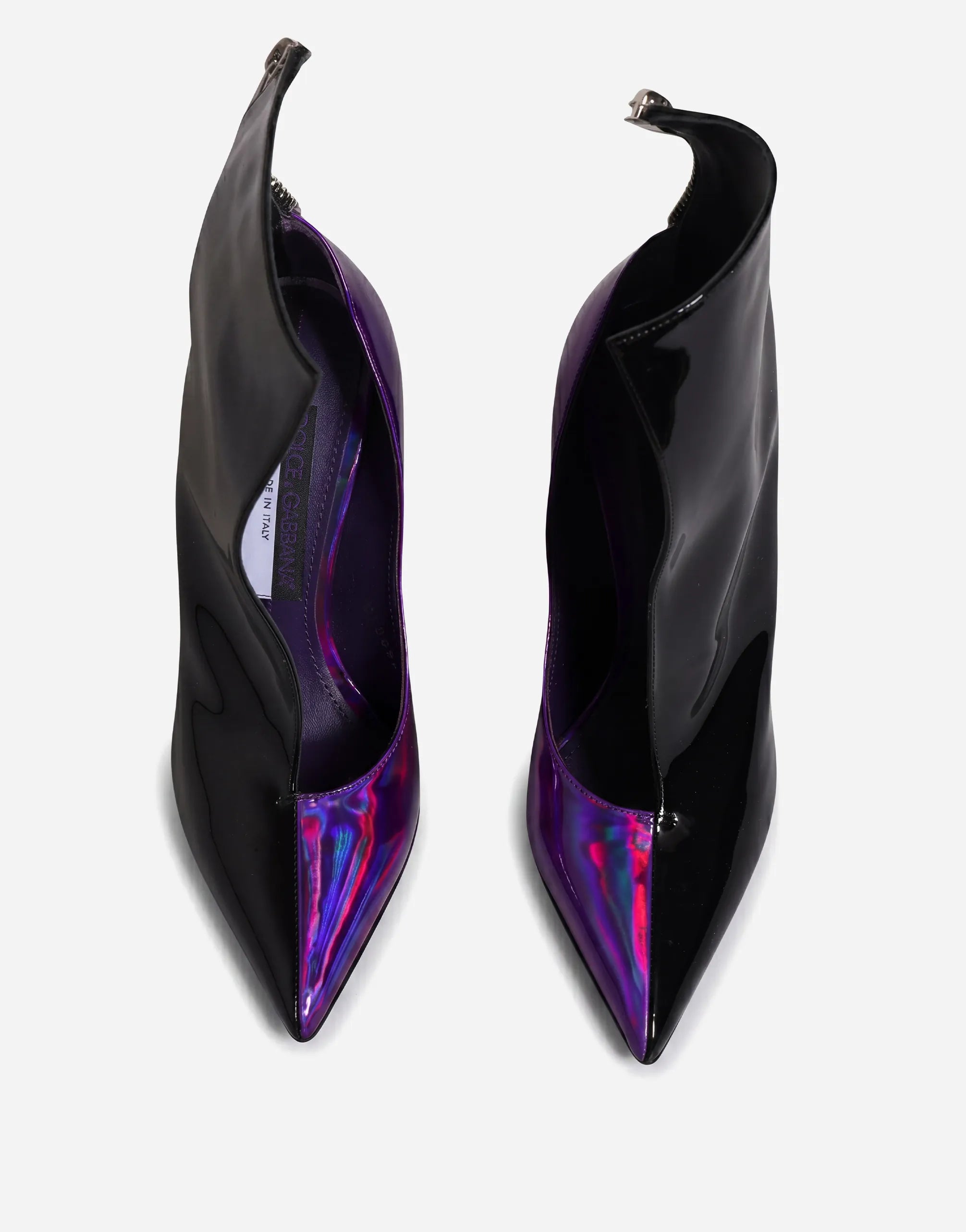 Dolce & Gabbana Iridescent Heel Ankle Boots
