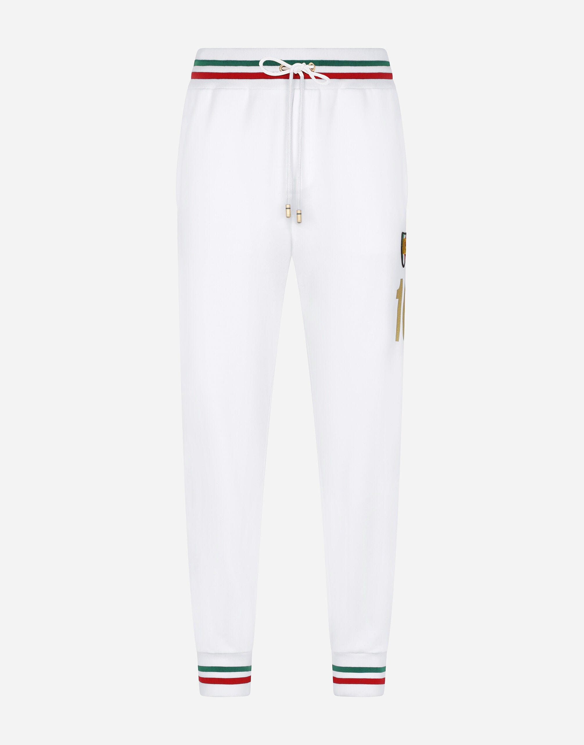 Dolce & Gabbana Italia Logo Cotton Track Pants