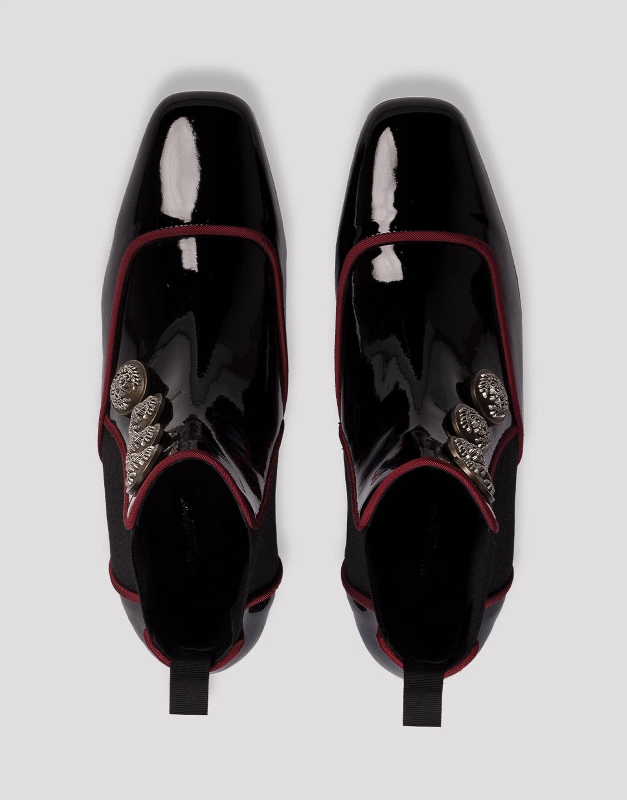 Dolce & Gabbana Jackie Button-Embellished Chelsea Boots