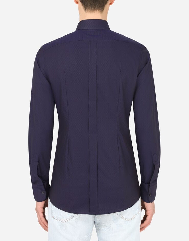 Dolce & Gabbana Jacquard Gold-Fit Shirt