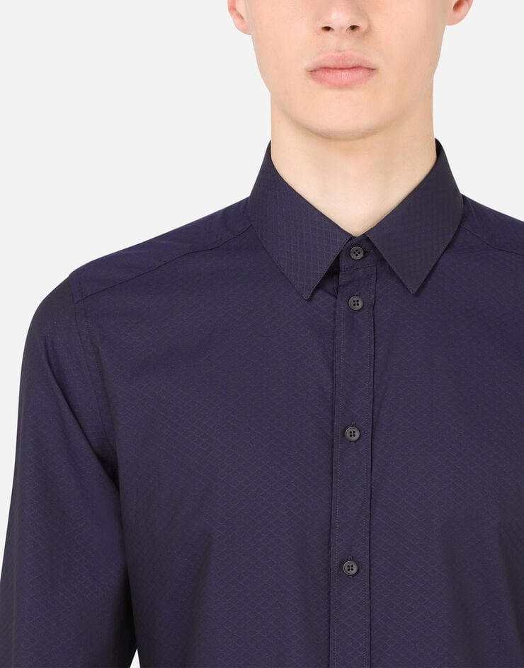 Dolce & Gabbana Jacquard Gold-Fit Shirt