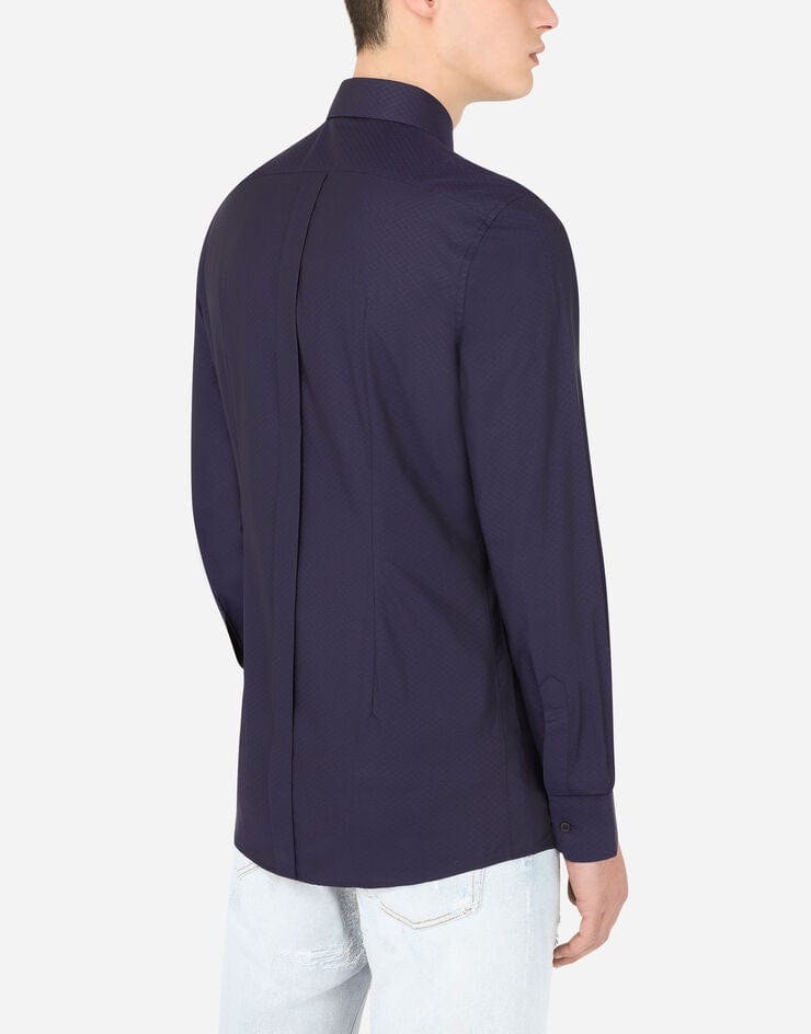 Dolce & Gabbana Jacquard Gold-Fit Shirt