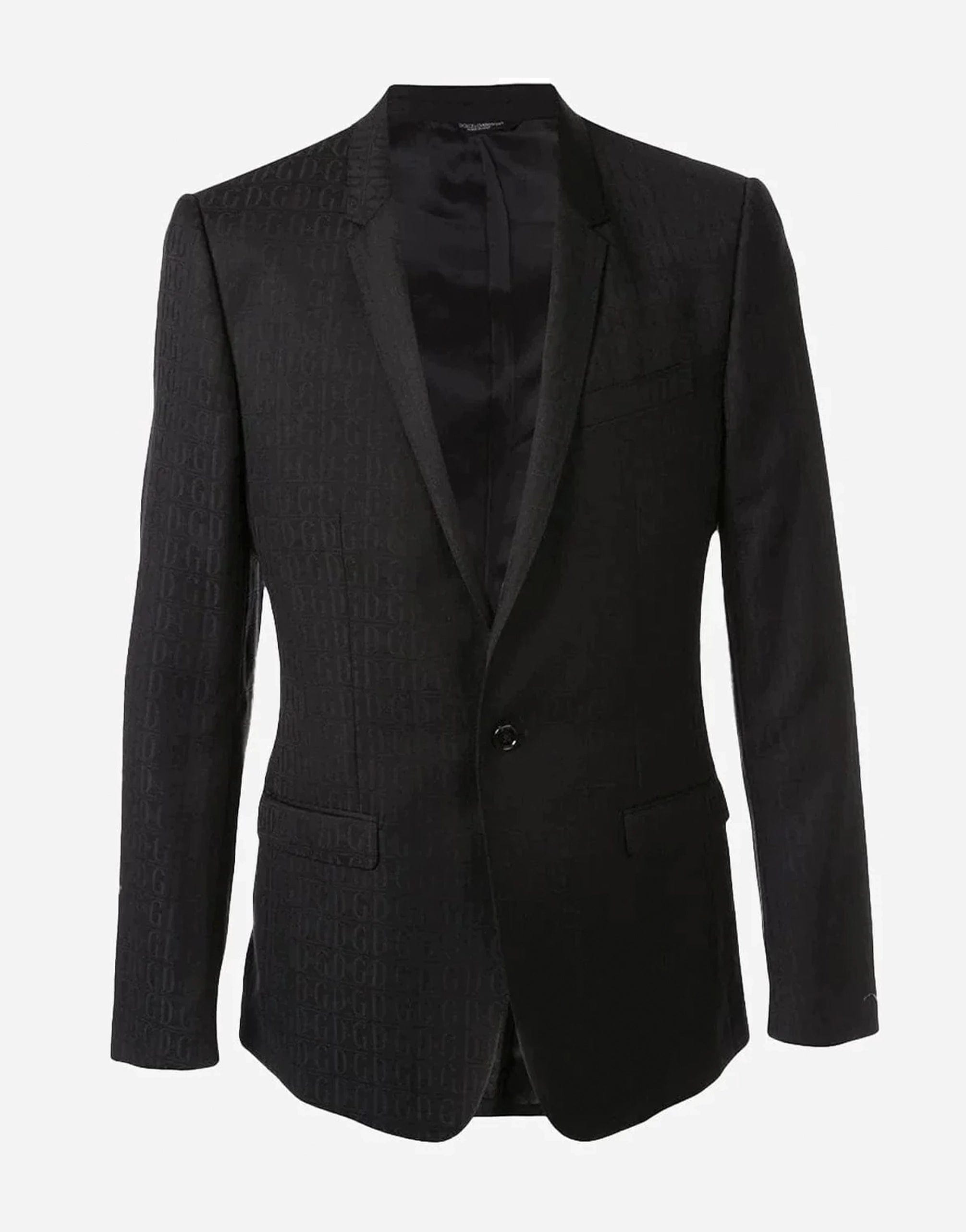 Dolce & Gabbana Jacquard Logo Blazer