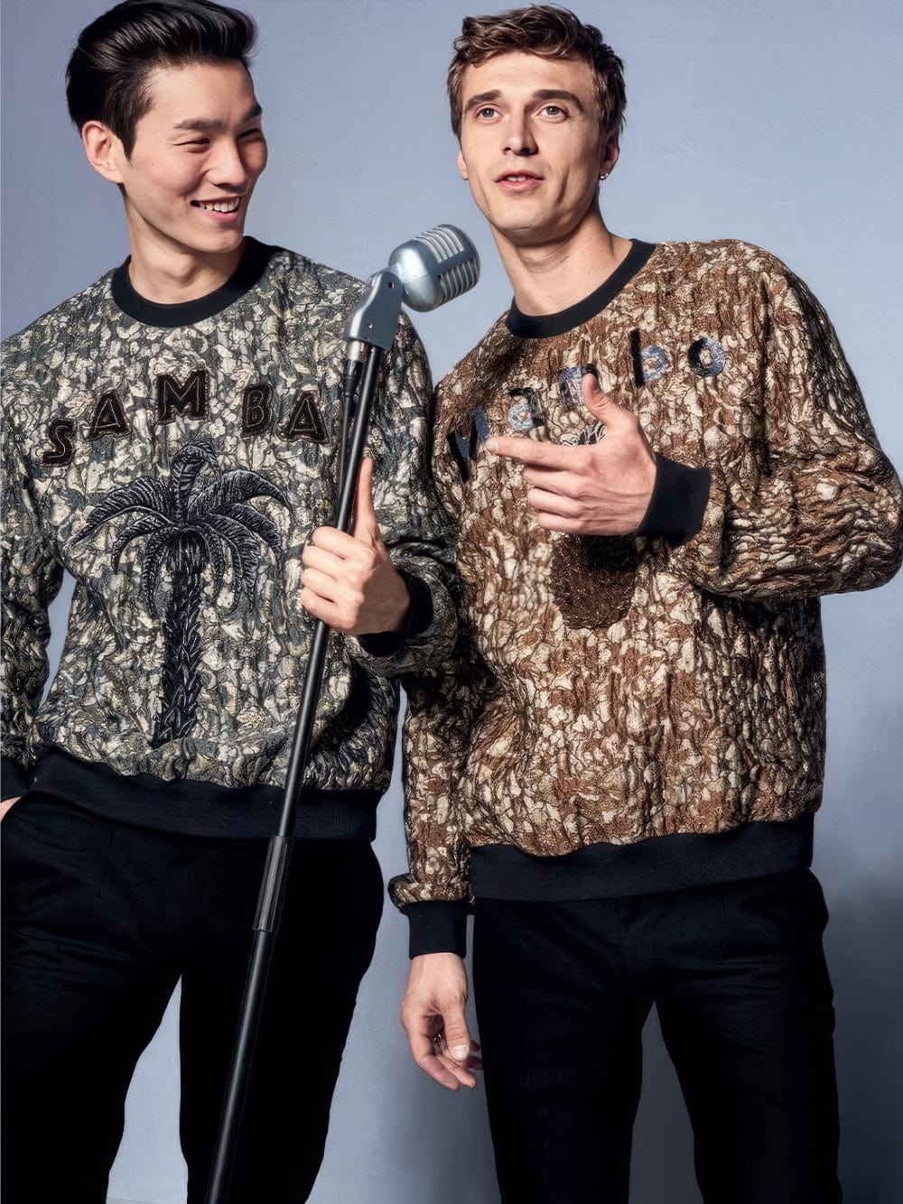 Dolce & Gabbana Jacquard Samba-Embellished Sweatshirt