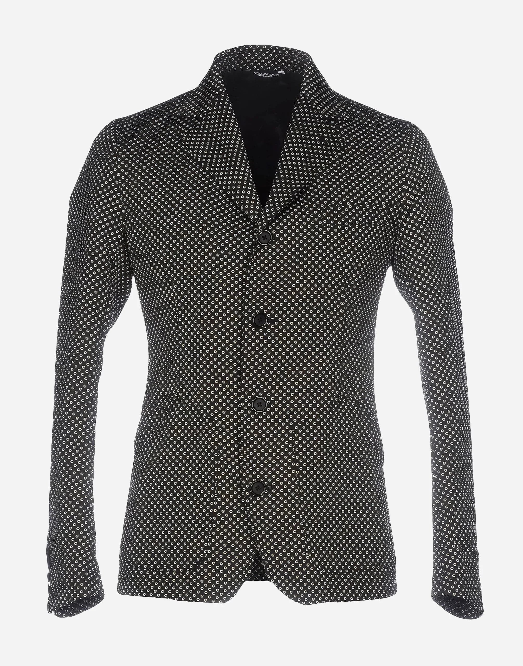 Dolce & Gabbana Jacquard Single-Breasted Blazer Jacket