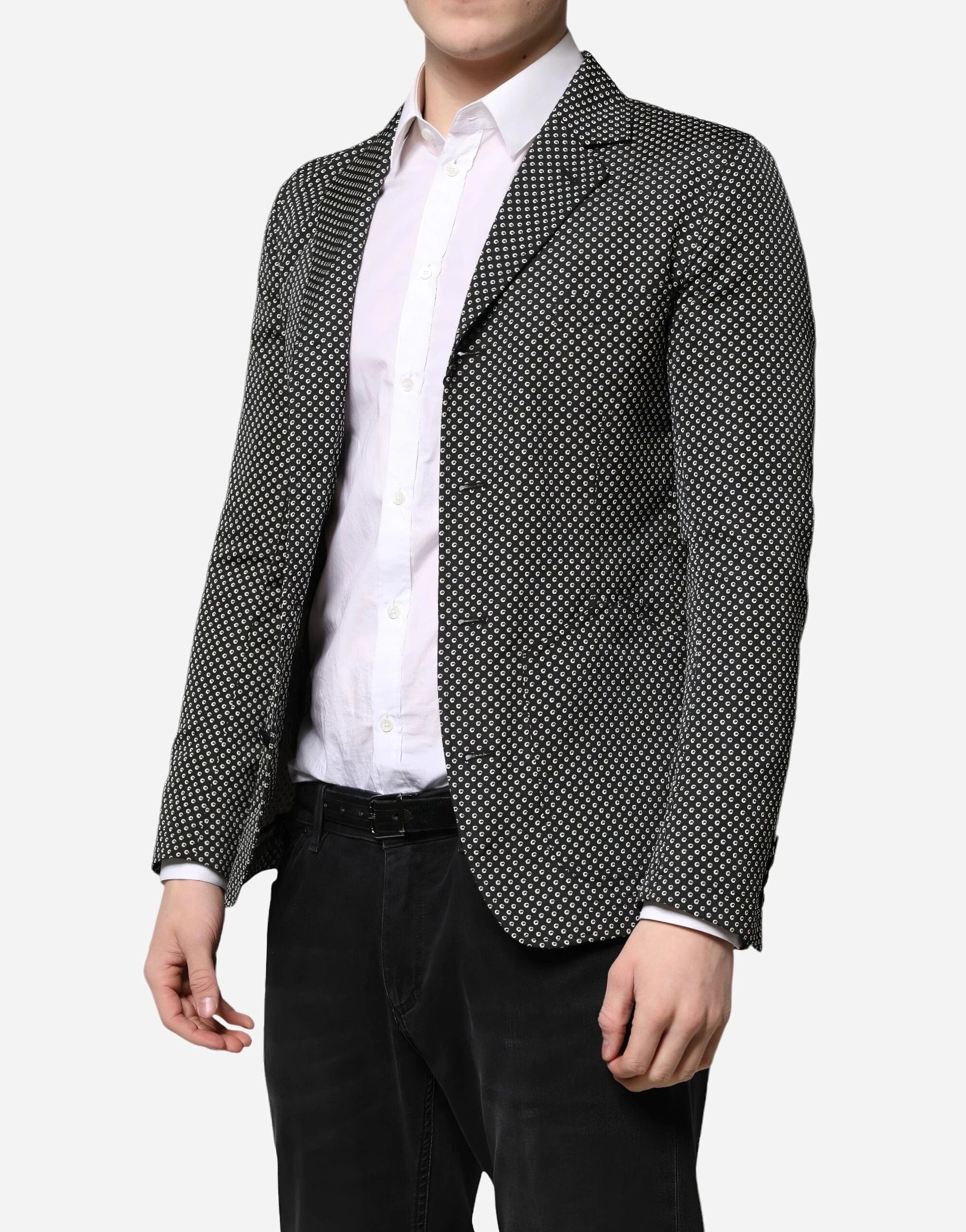 Dolce & Gabbana Jacquard Single-Breasted Blazer Jacket