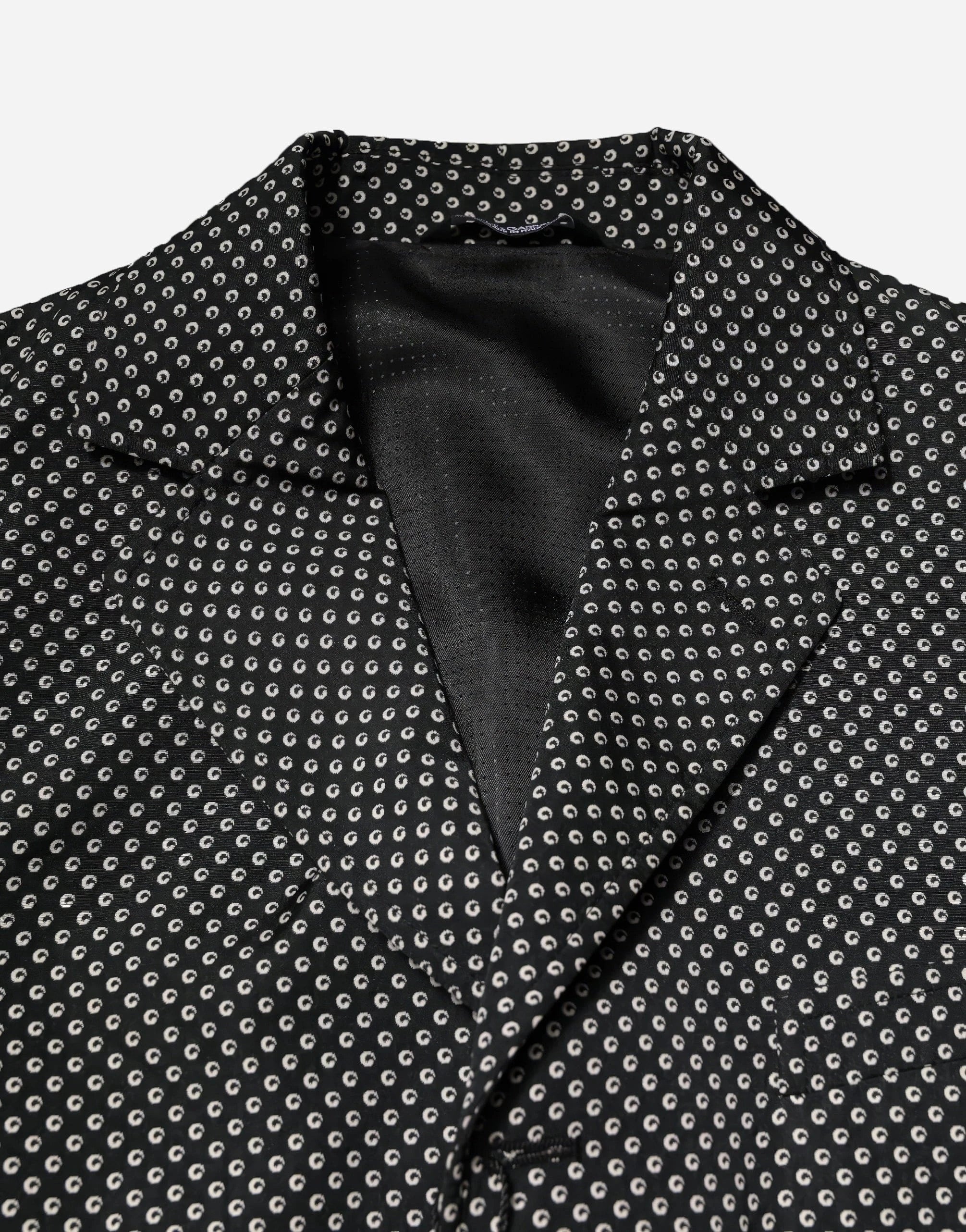 Dolce & Gabbana Jacquard Single-Breasted Blazer Jacket