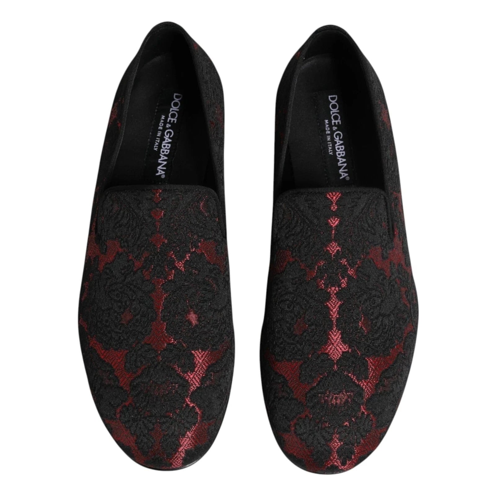 Dolce & Gabbana Jacquard Slip-On Loafers