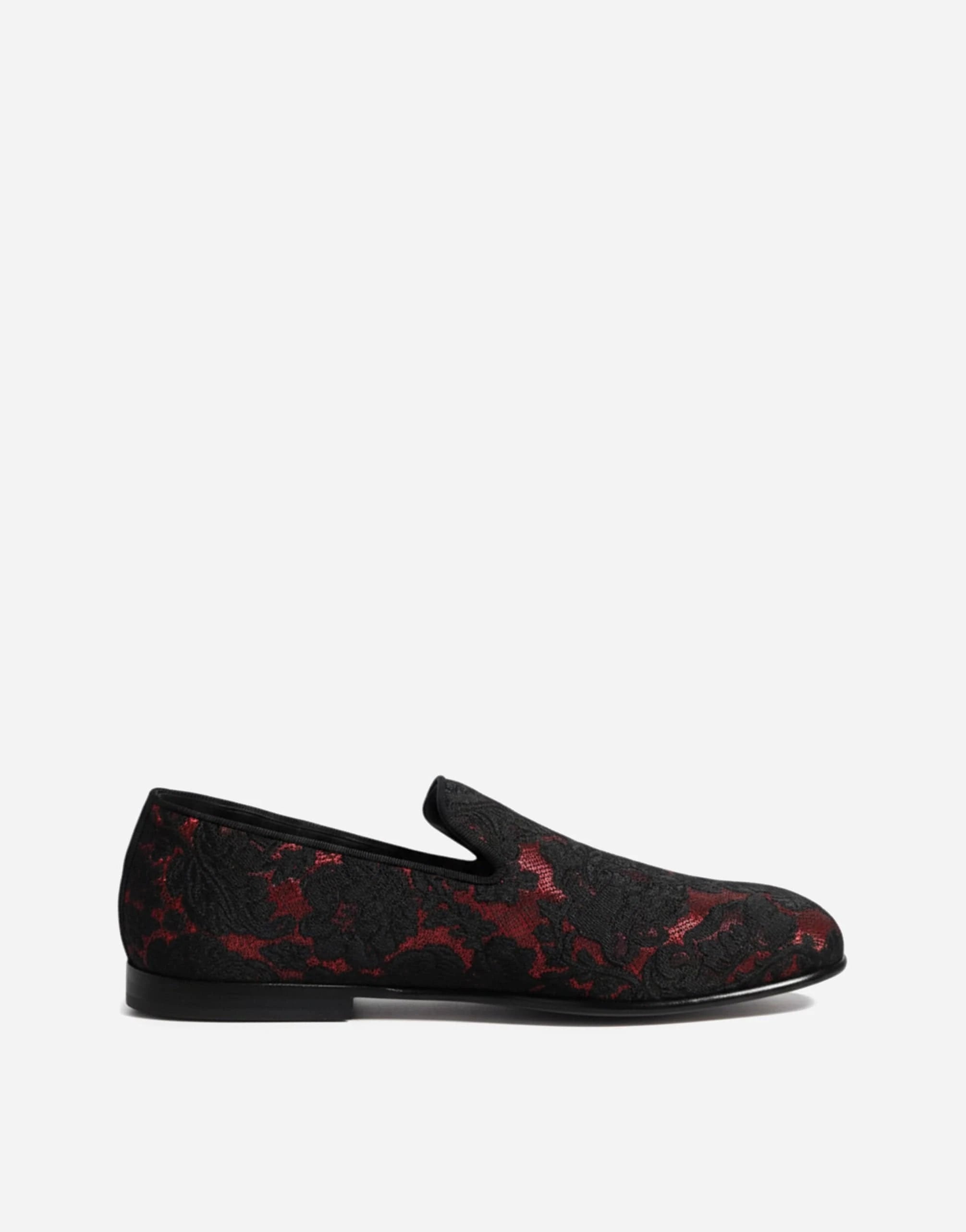 Dolce & Gabbana Jacquard Slip-On Loafers