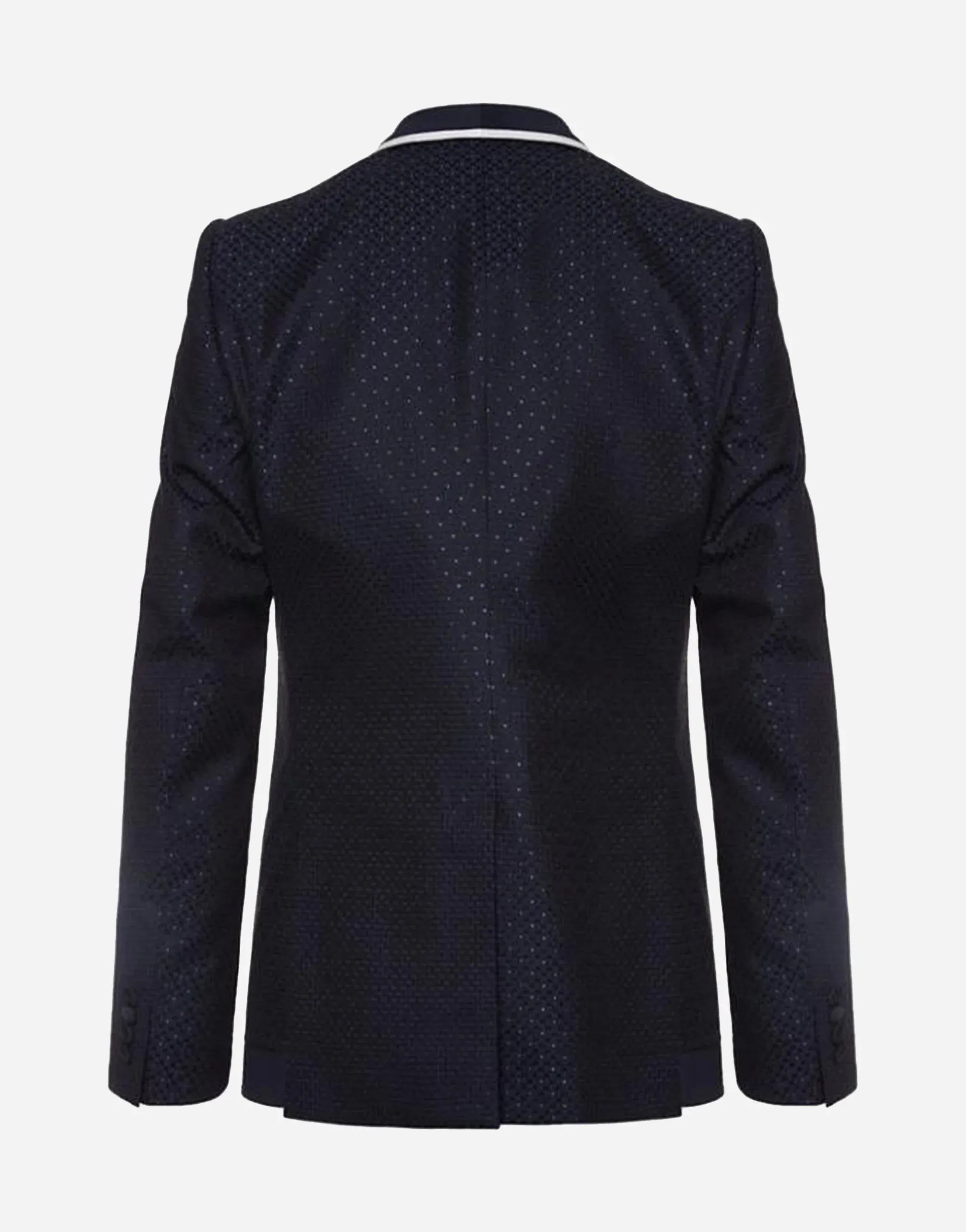 Dolce & Gabbana 提花晚礼服套装,配有撞色滚边